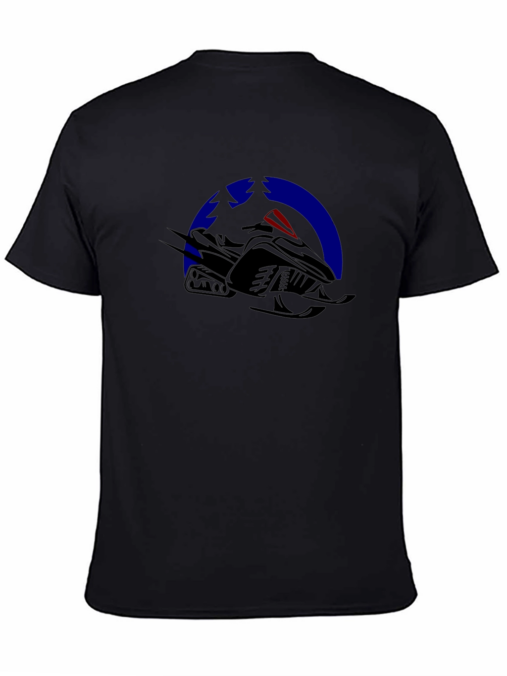 Snowmobile Graphic Tee - Black