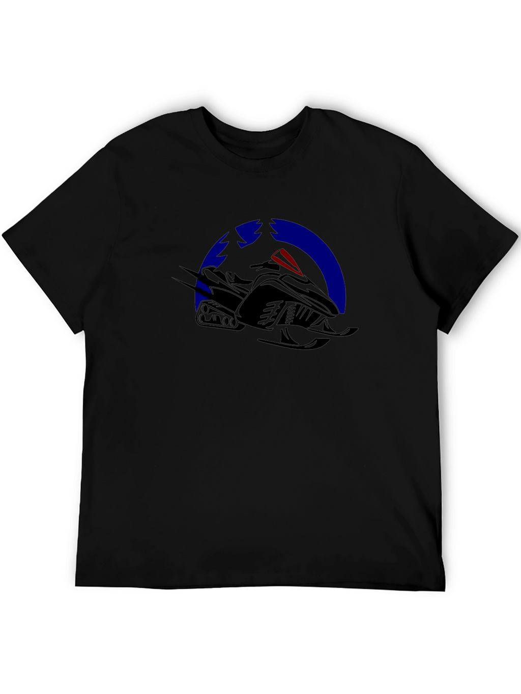 Snowmobile Graphic Tee - Black