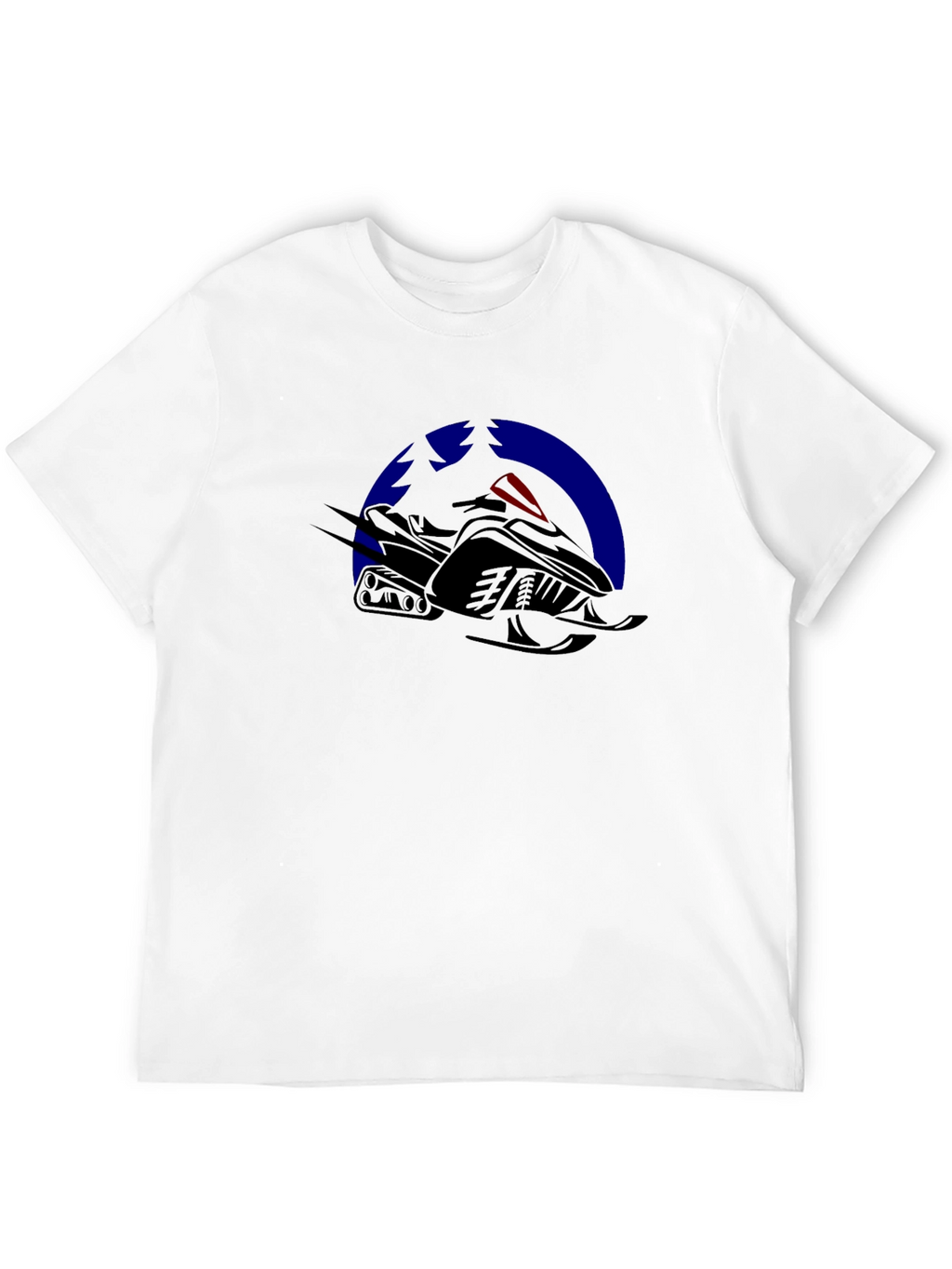 Snowmobile Graphic Tee - Black