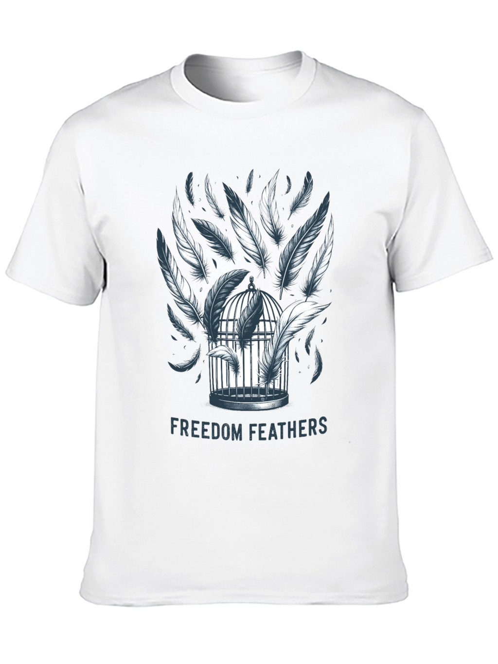 Freedom Feathers Graphic T-Shirt