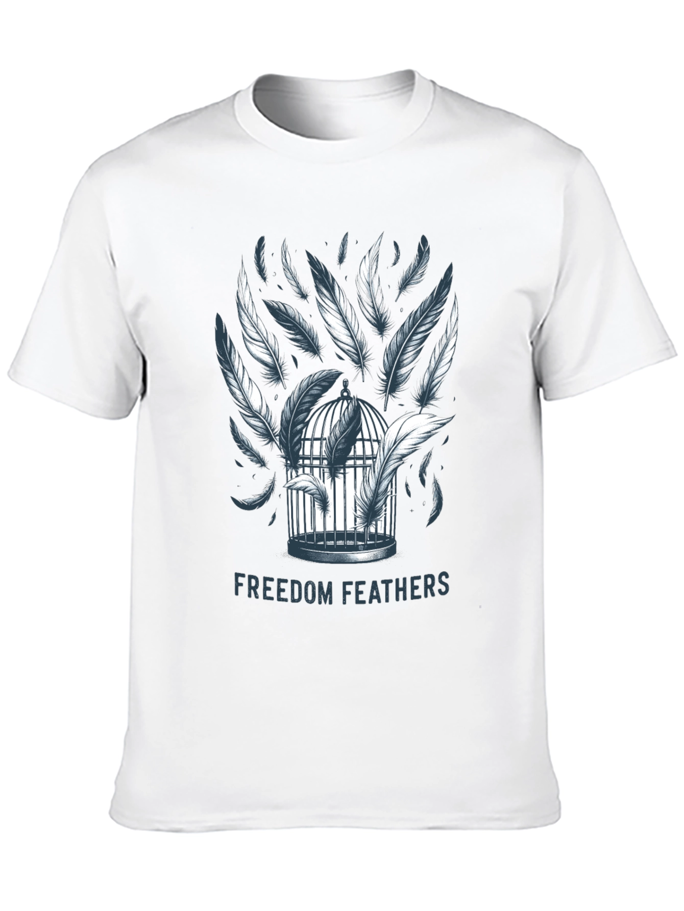 Freedom Feathers Graphic T-Shirt