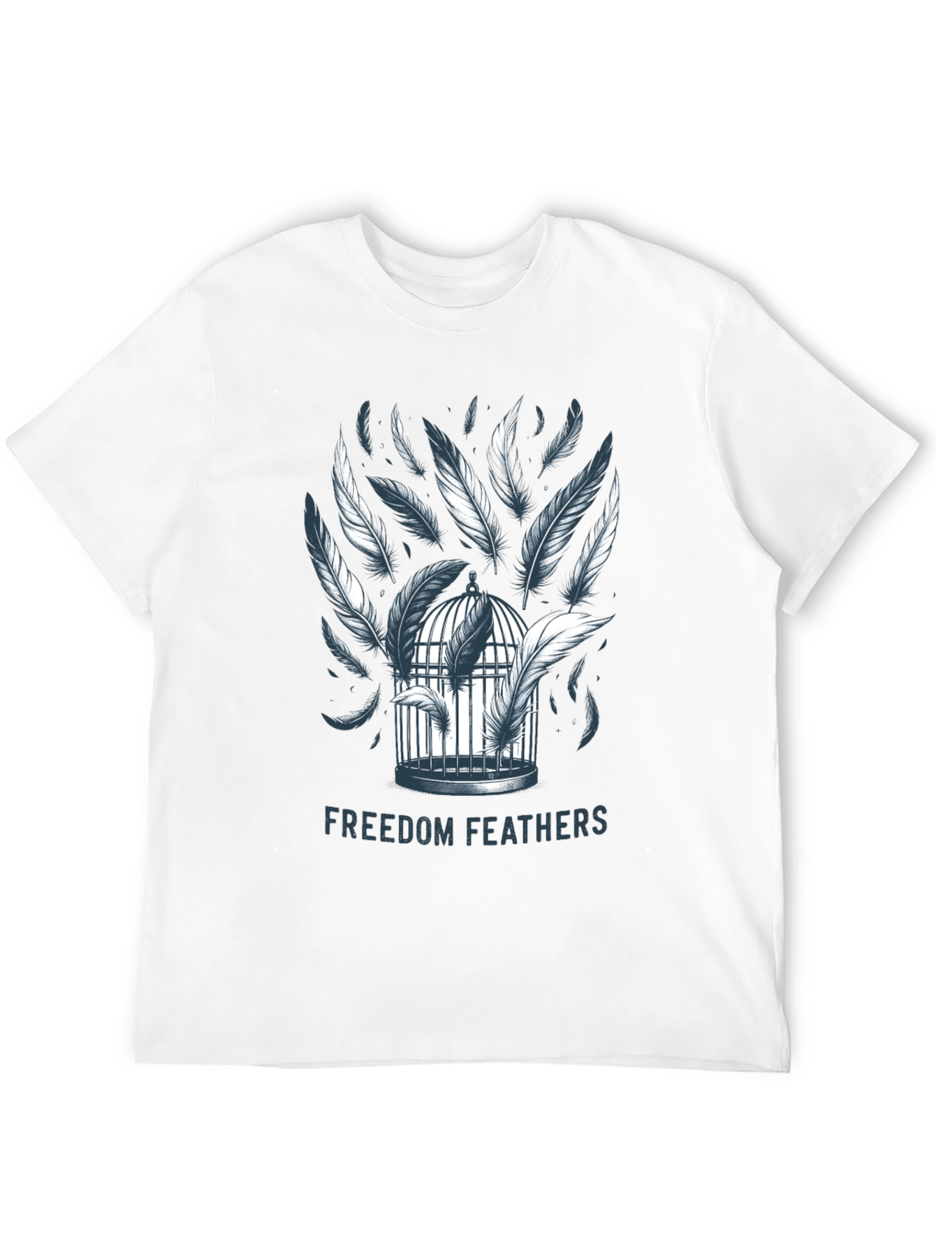 Freedom Feathers Graphic T-Shirt