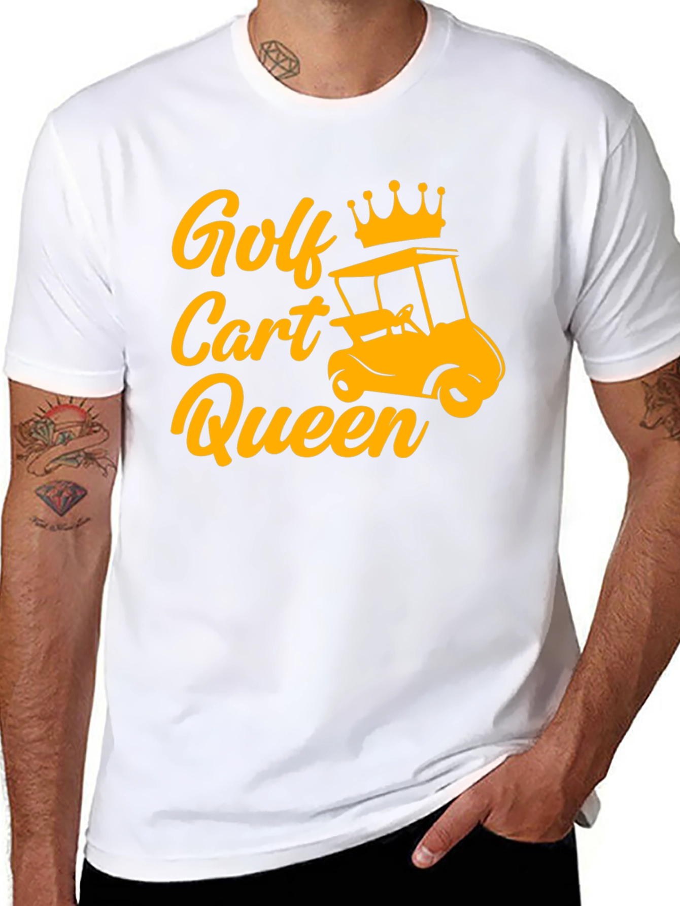 Golf Cart Queen Graphic Tee