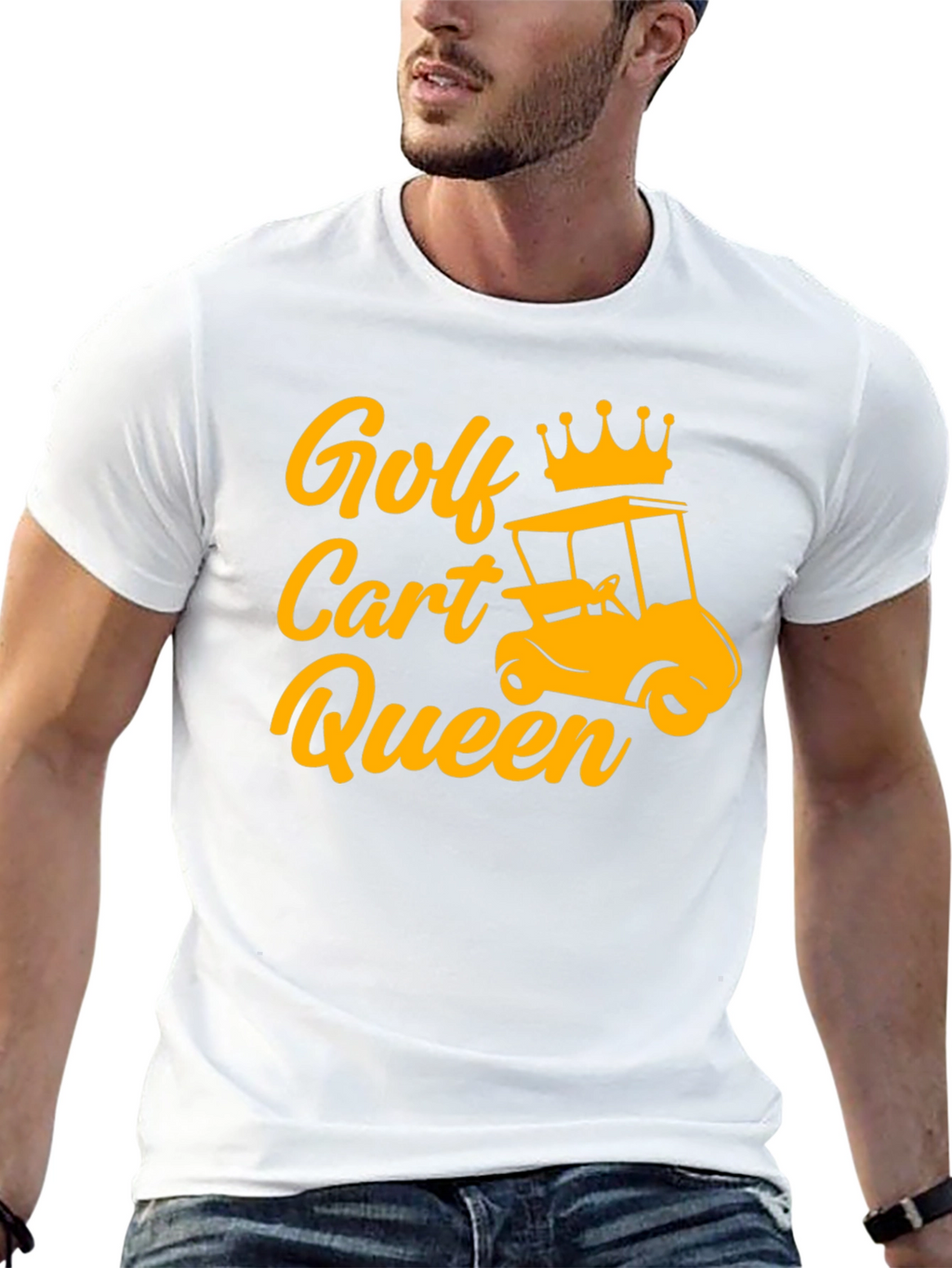 Golf Cart Queen Graphic Tee
