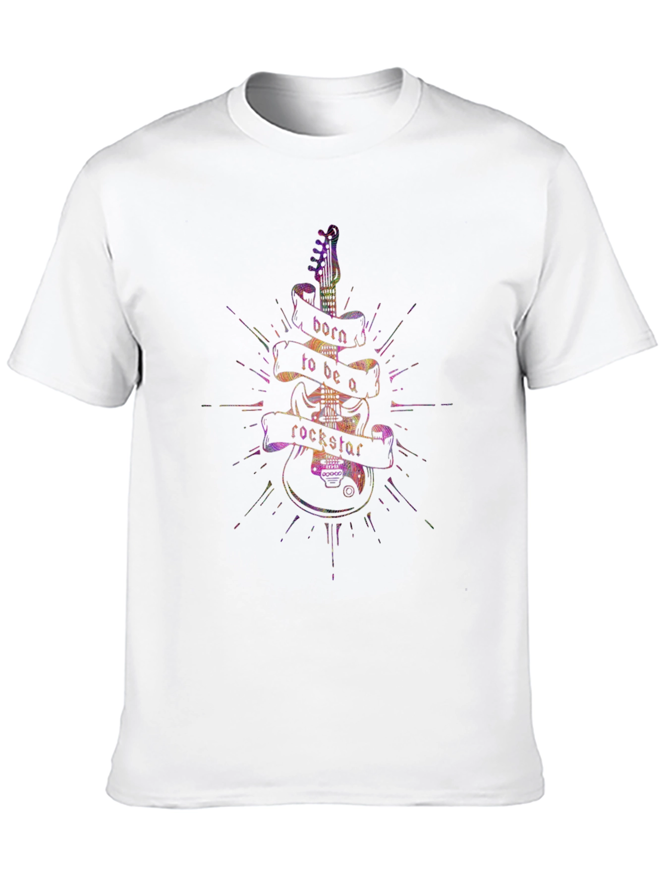 Born to Be a Rockstar Graphic Tee - Black T-Shirt