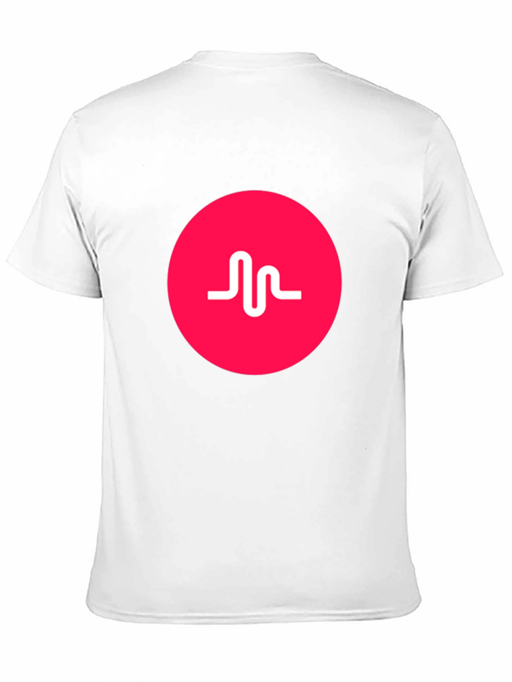 Black T-Shirt with Pink Musical.ly Logo