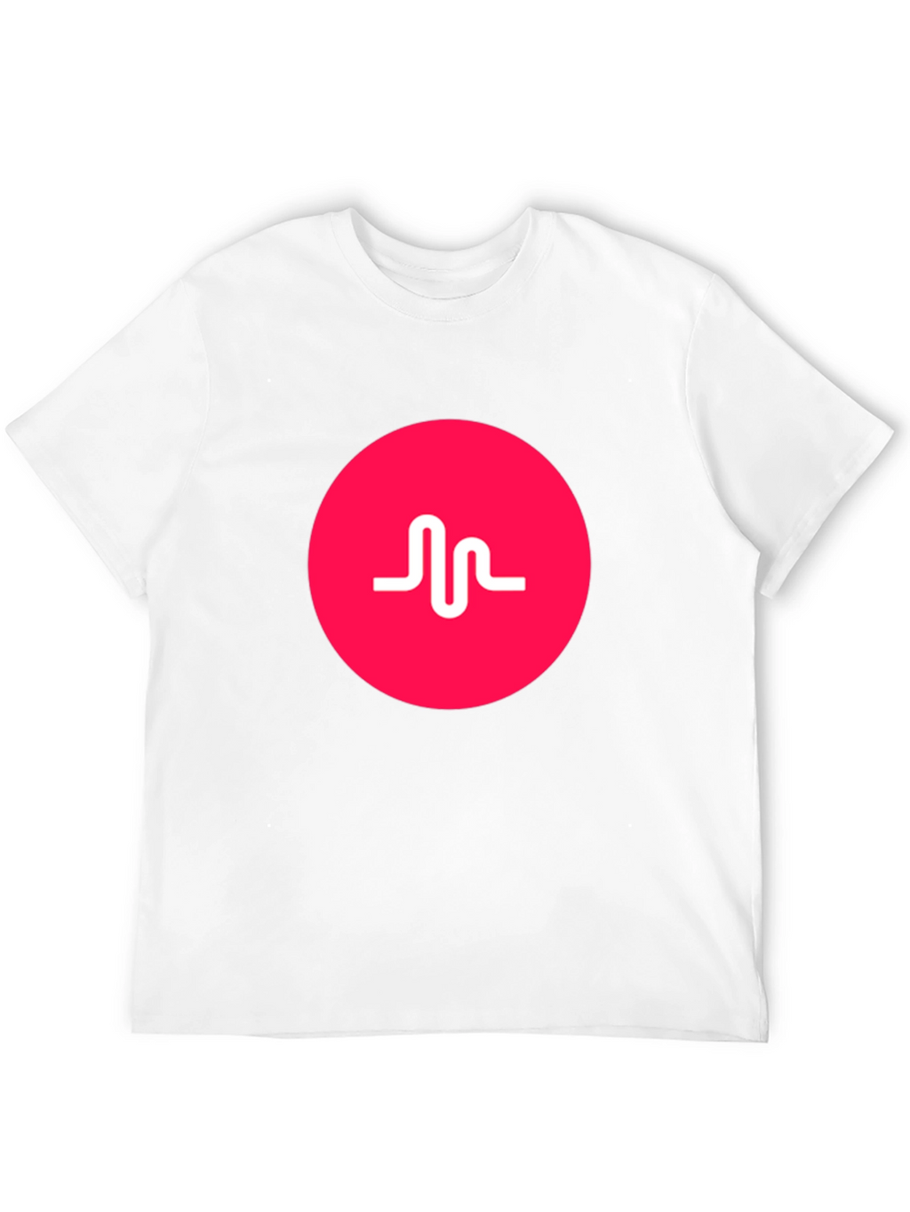 Black T-Shirt with Pink Musical.ly Logo