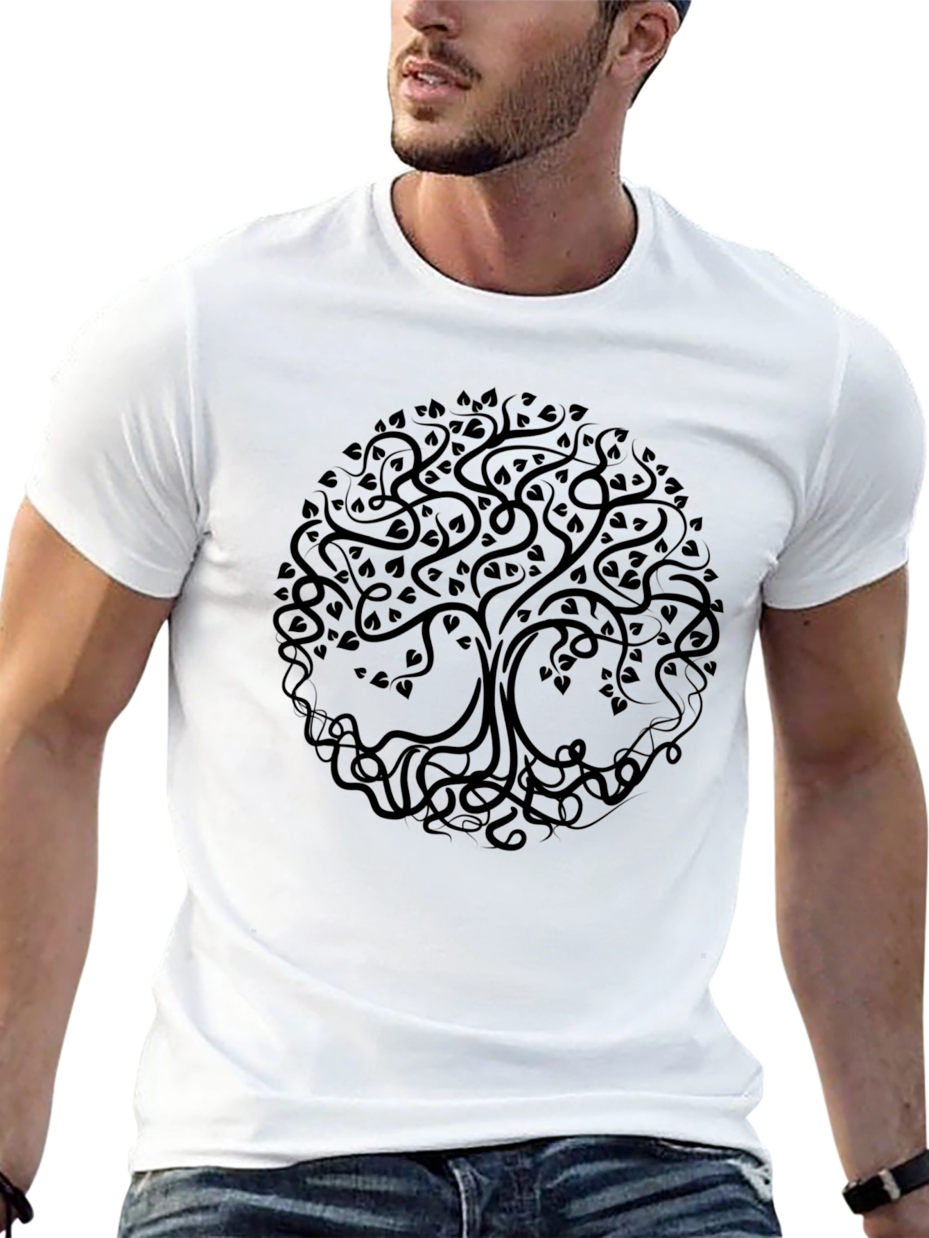 Black Tree of Life Graphic T-Shirt