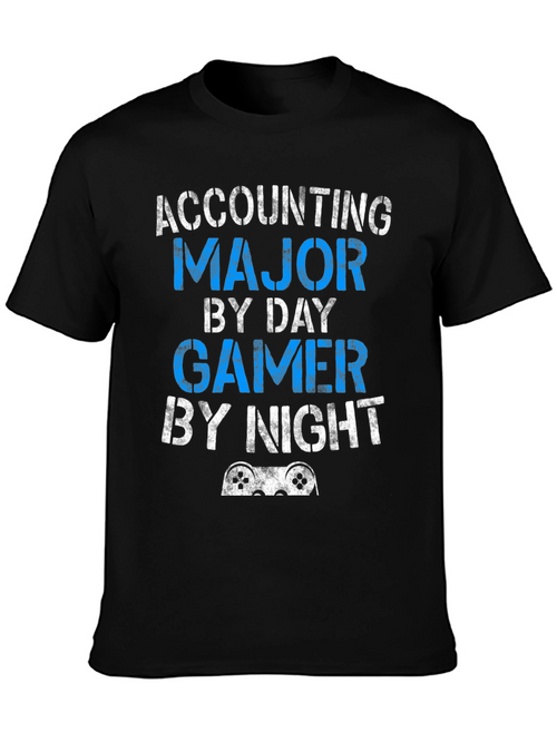 Accounting Major Gamer Funny T-Shirt