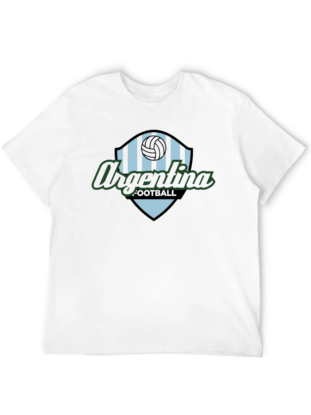 Argentina Football Black T-Shirt