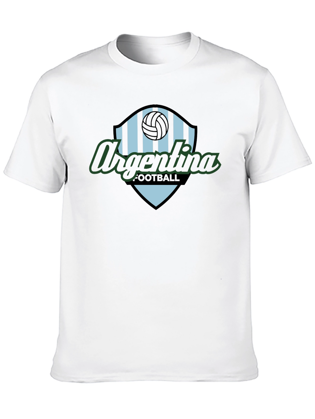 Argentina Football Black T-Shirt