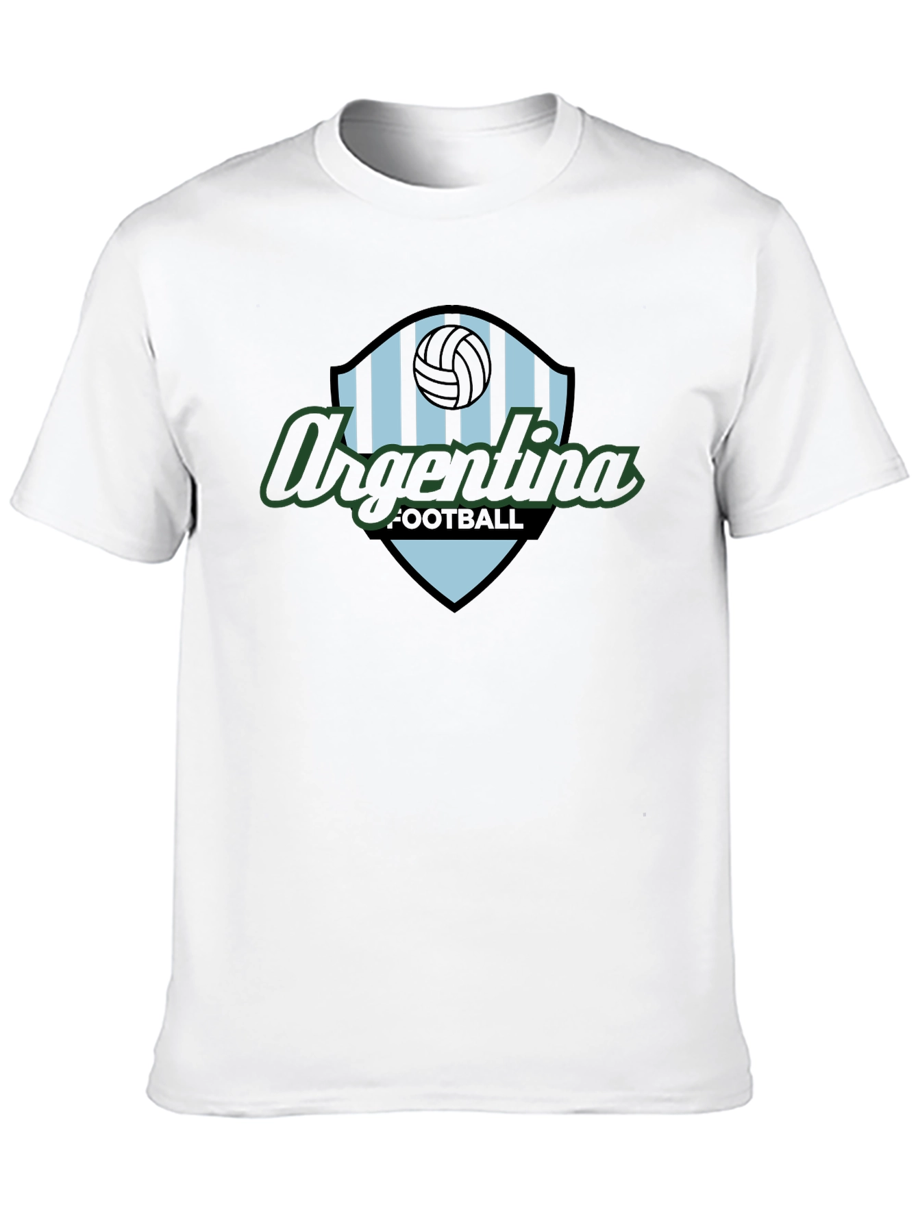 Argentina Football Black T-Shirt