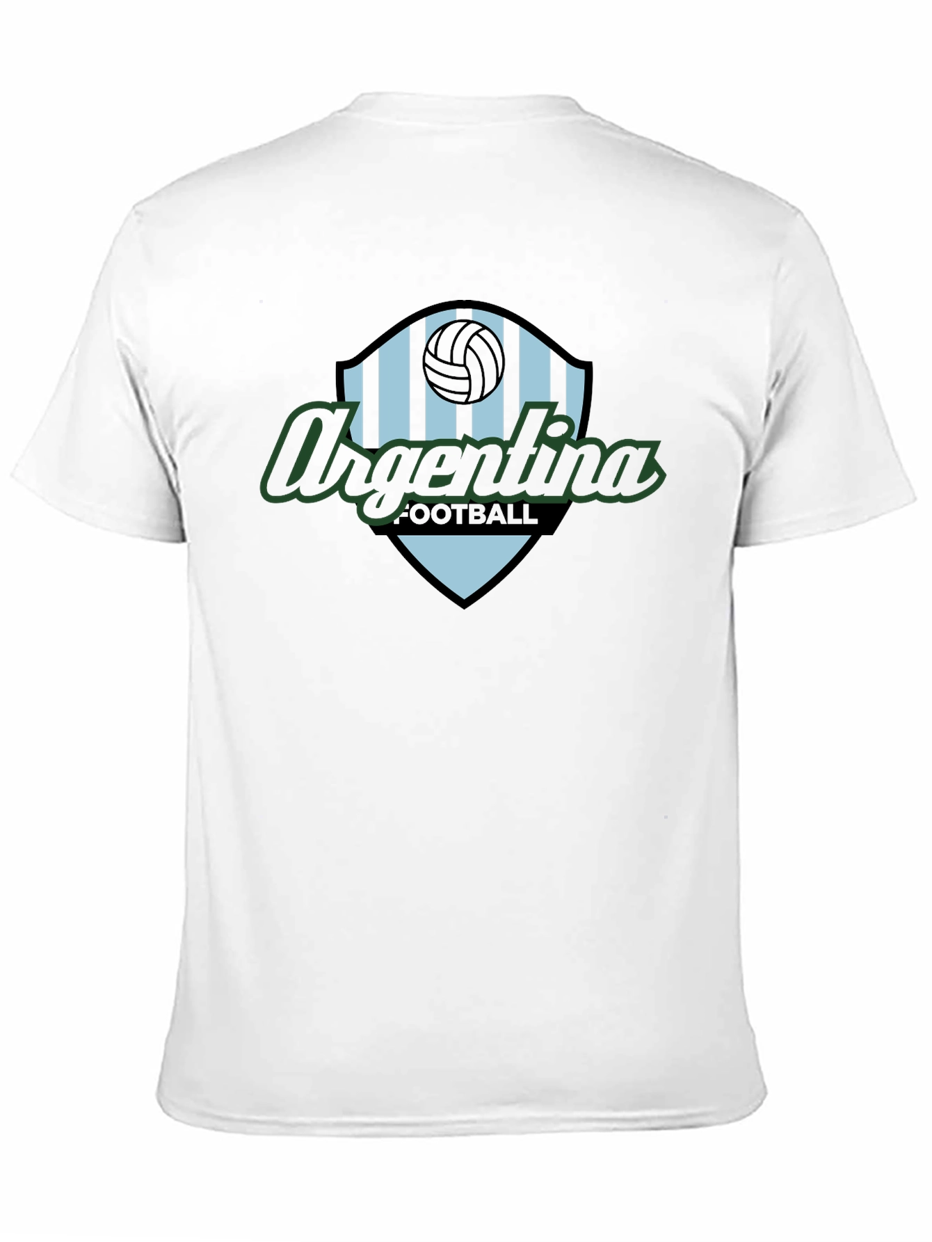 Argentina Football Black T-Shirt