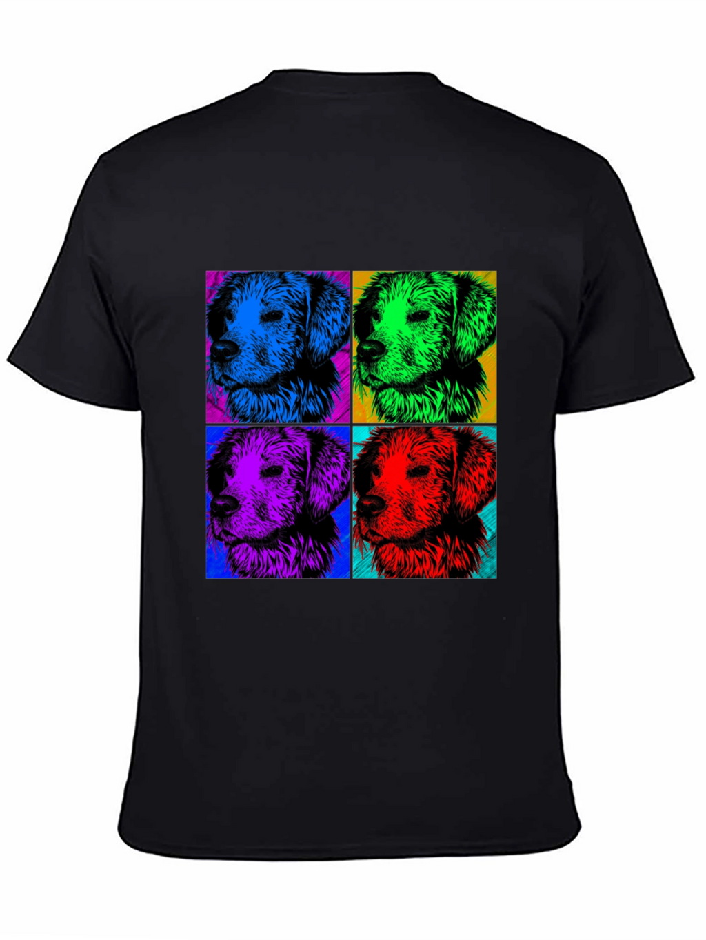 Pop Art Dog Portrait Graphic Tee