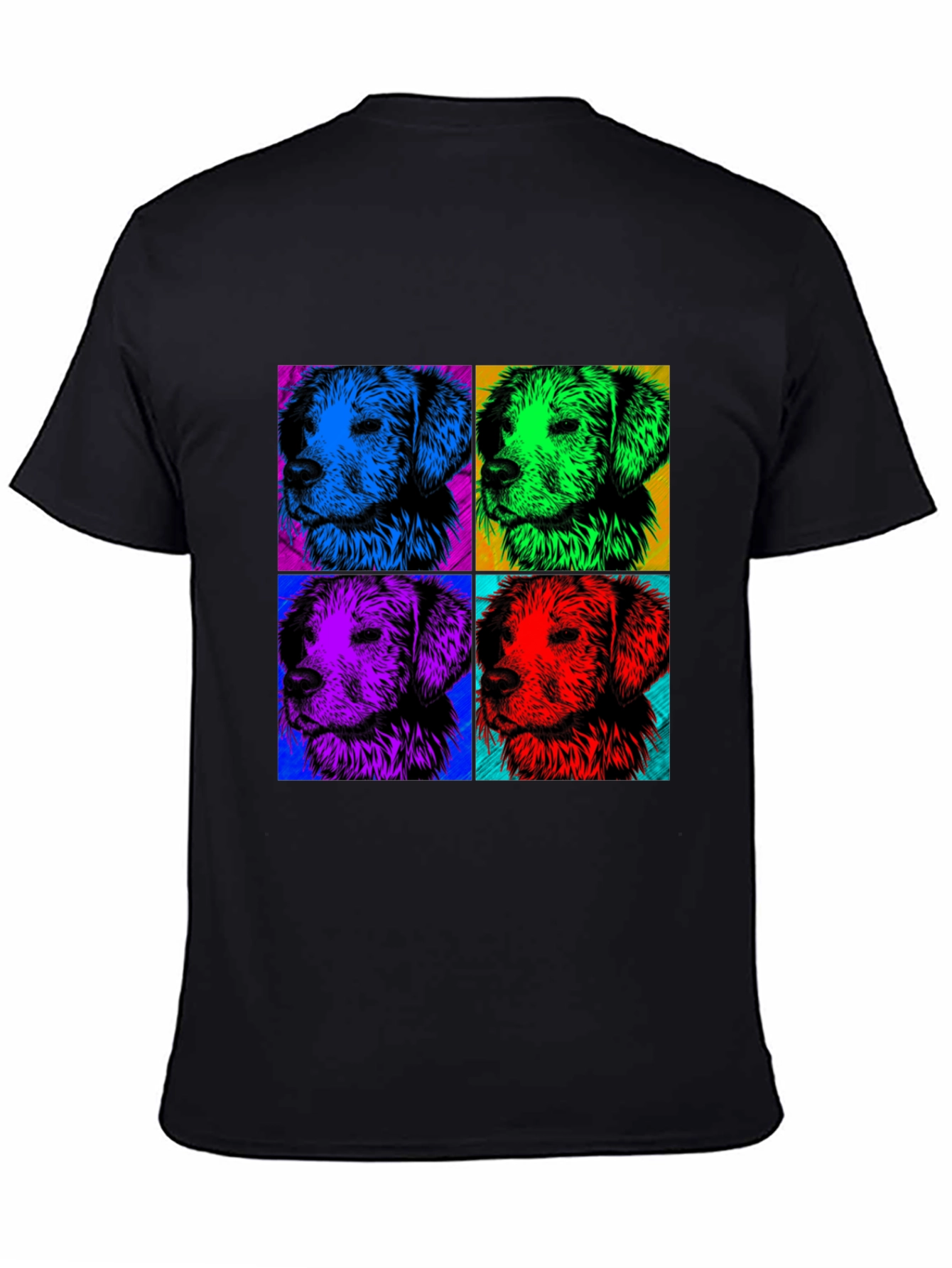 Pop Art Dog Portrait Graphic Tee