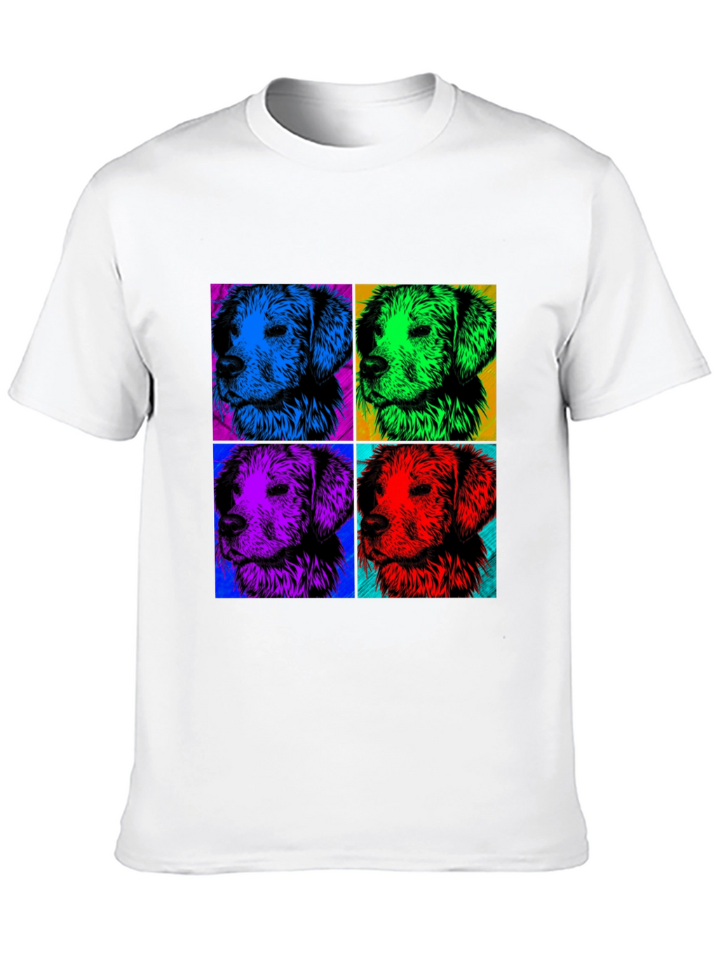 Pop Art Dog Portrait Graphic Tee