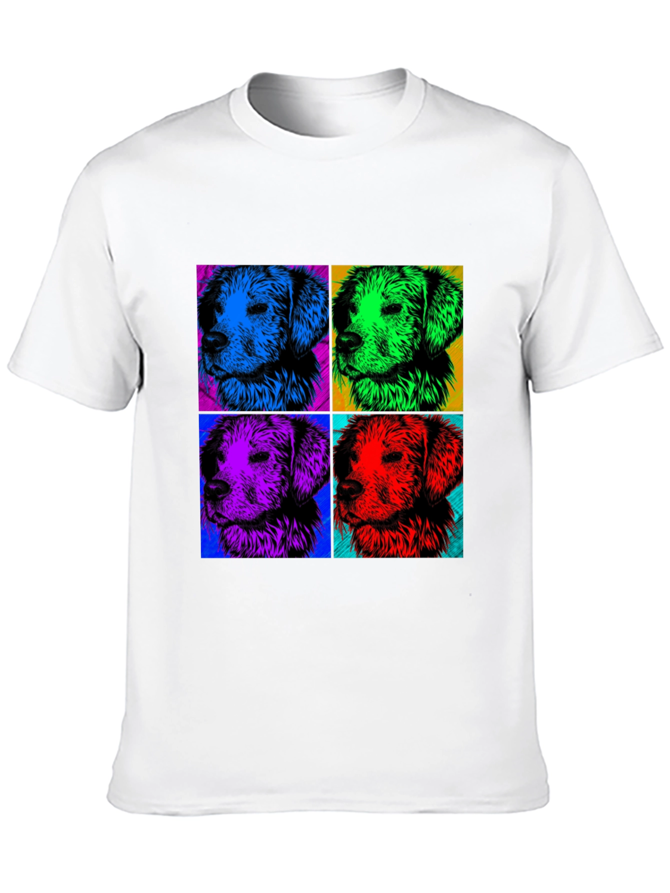 Pop Art Dog Portrait Graphic Tee
