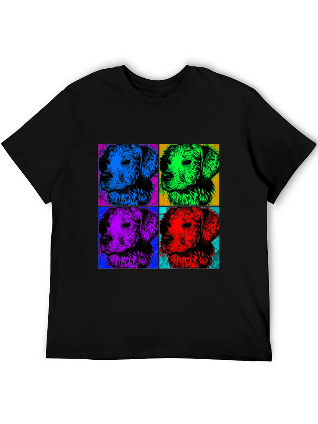Pop Art Dog Portrait Graphic Tee