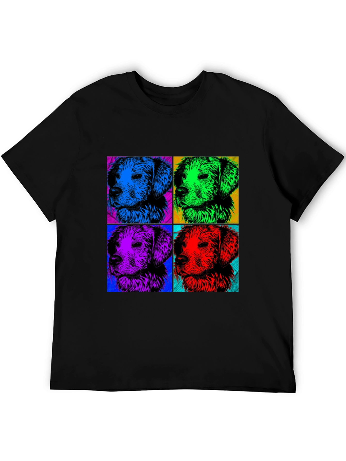 Pop Art Dog Portrait Graphic Tee