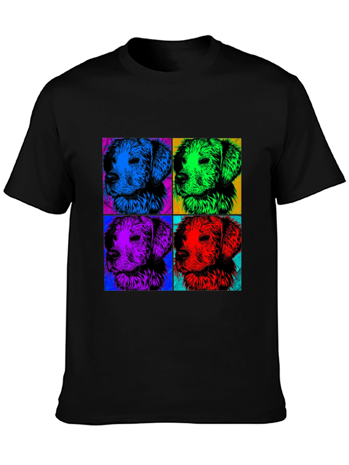 Pop Art Dog Portrait Graphic Tee