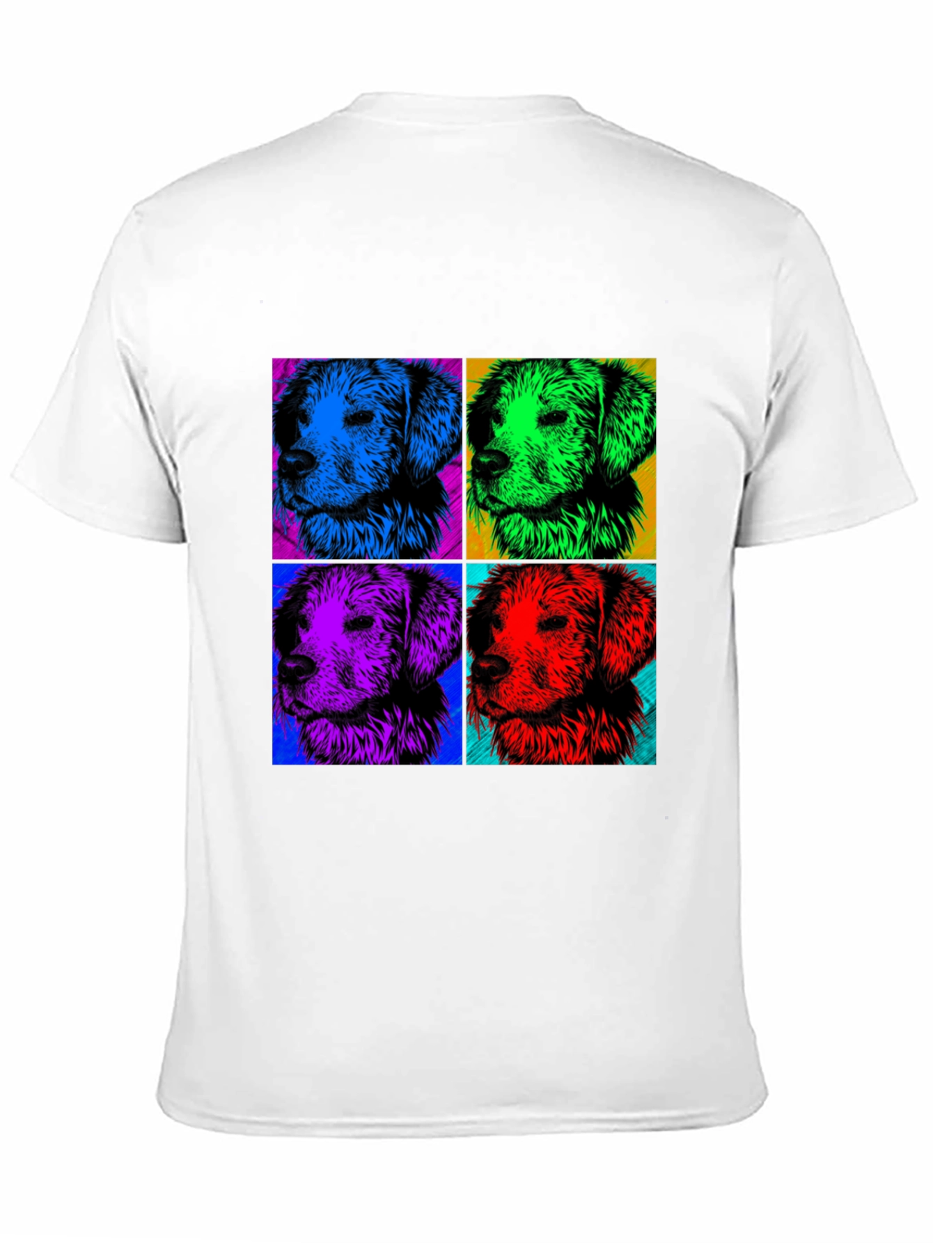 Pop Art Dog Portrait Graphic Tee