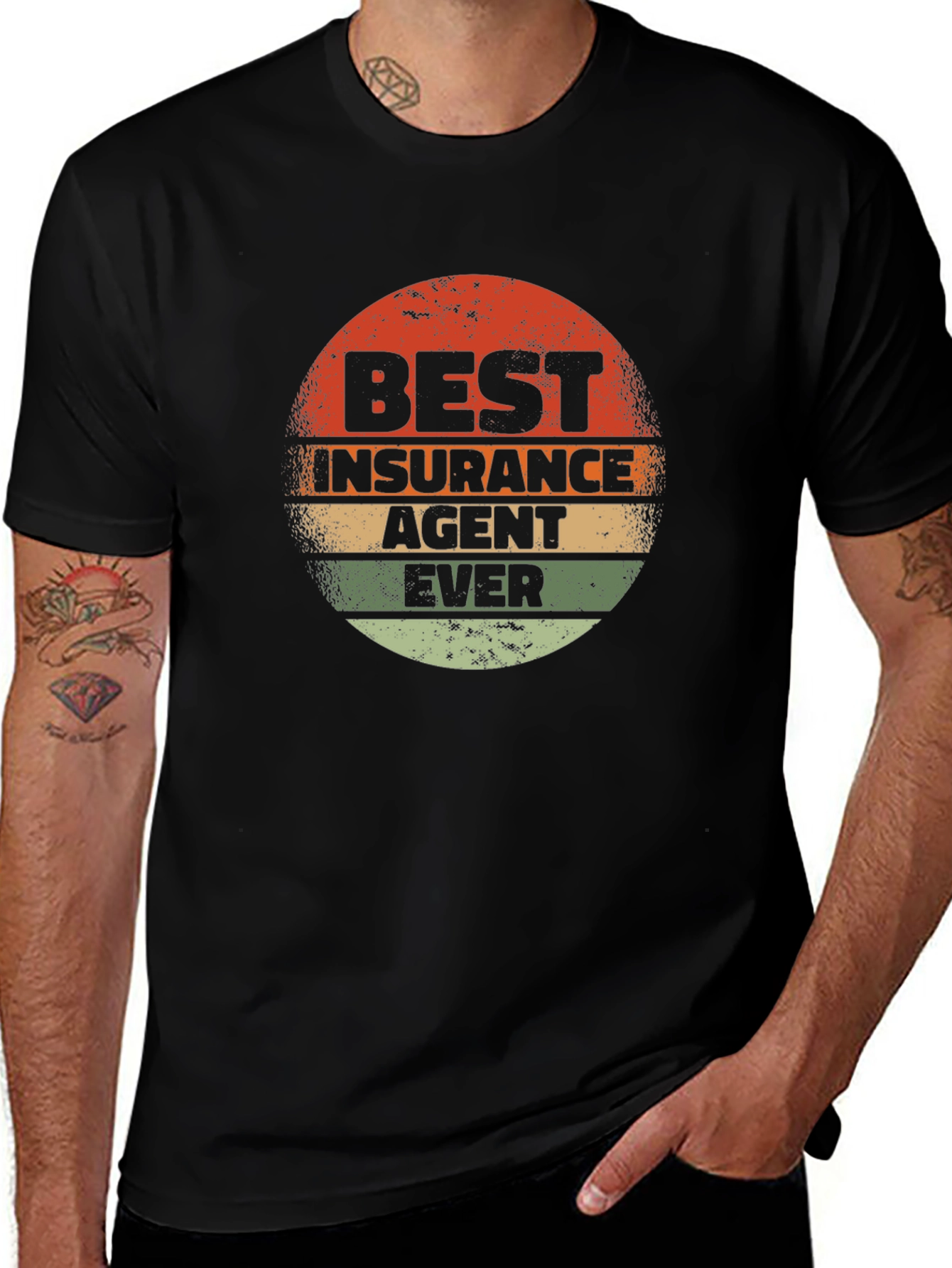 Best Insurance Agent Ever Retro T-Shirt