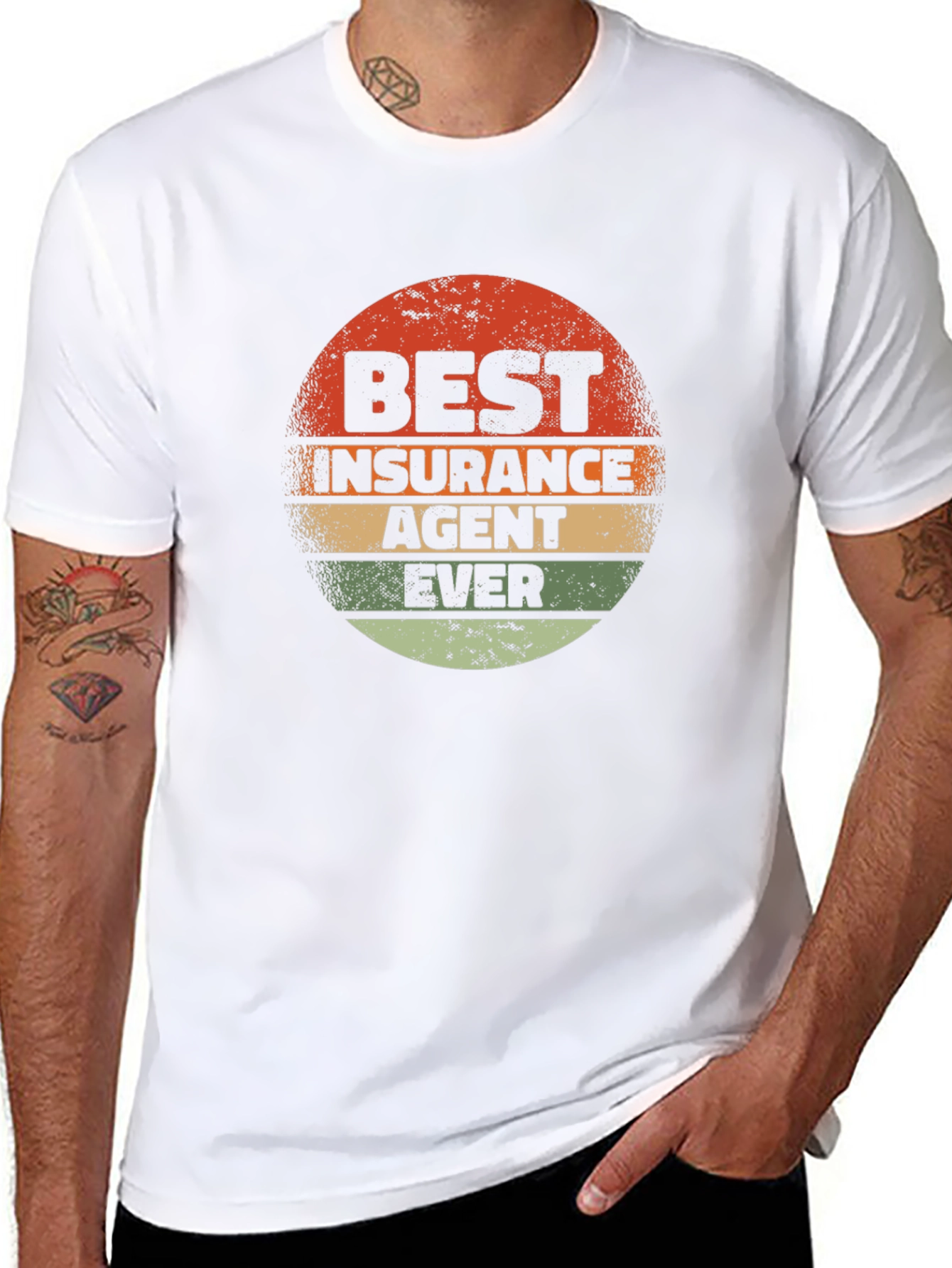 Best Insurance Agent Ever Retro T-Shirt