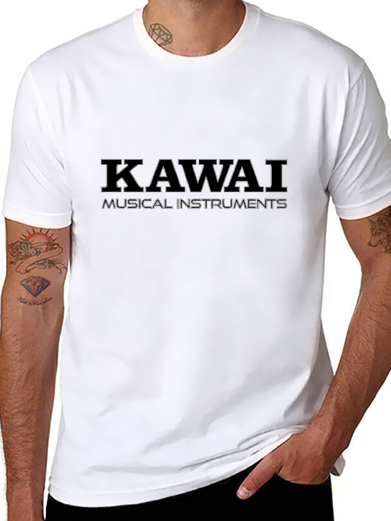 Kawai Musical Instruments Black T-Shirt