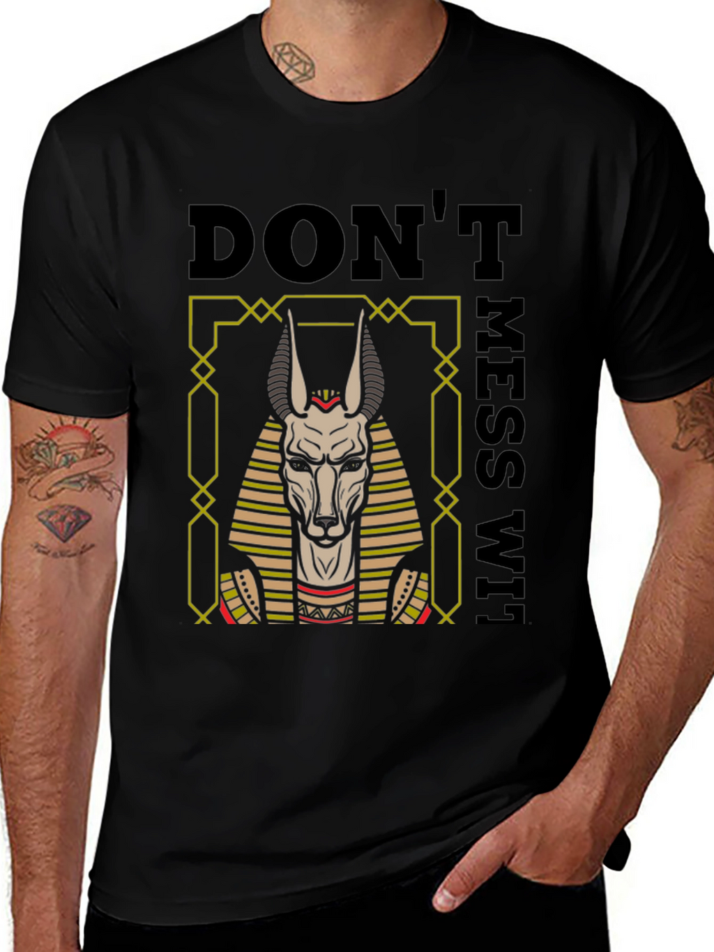 Anubis Graphic T-Shirt - Dont Mess With Tee