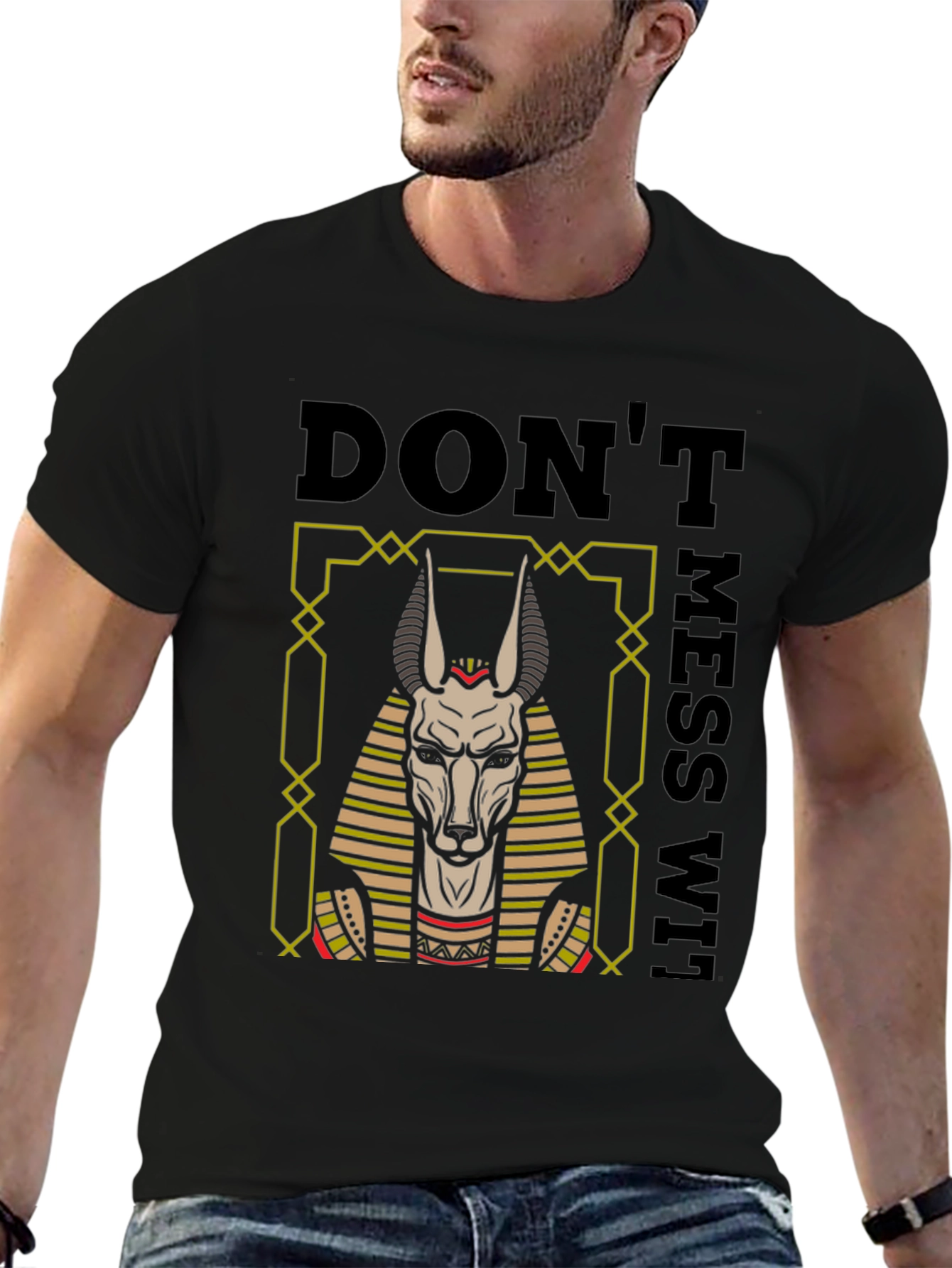Anubis Graphic T-Shirt - Dont Mess With Tee