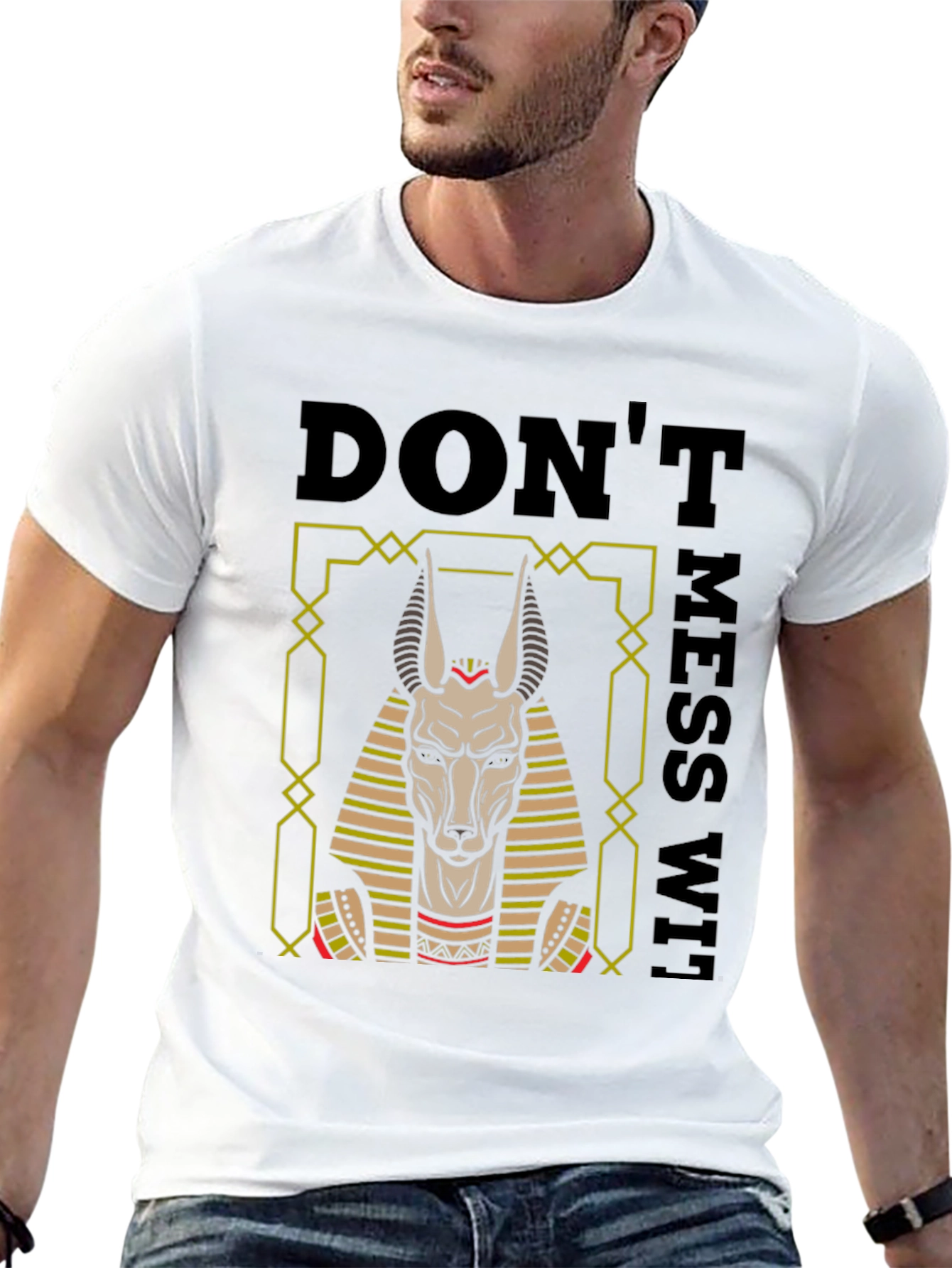 Anubis Graphic T-Shirt - Dont Mess With Tee