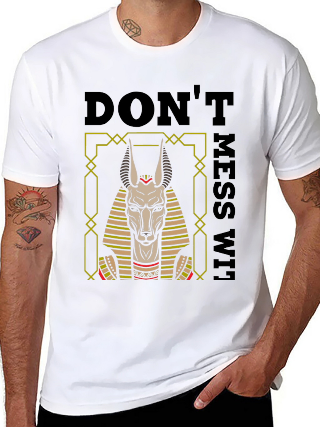 Anubis Graphic T-Shirt - Dont Mess With Tee