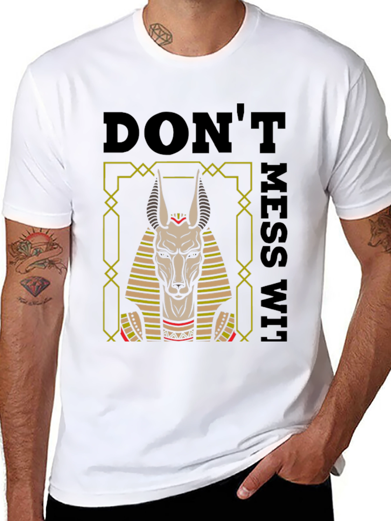 Anubis Graphic T-Shirt - Dont Mess With Tee