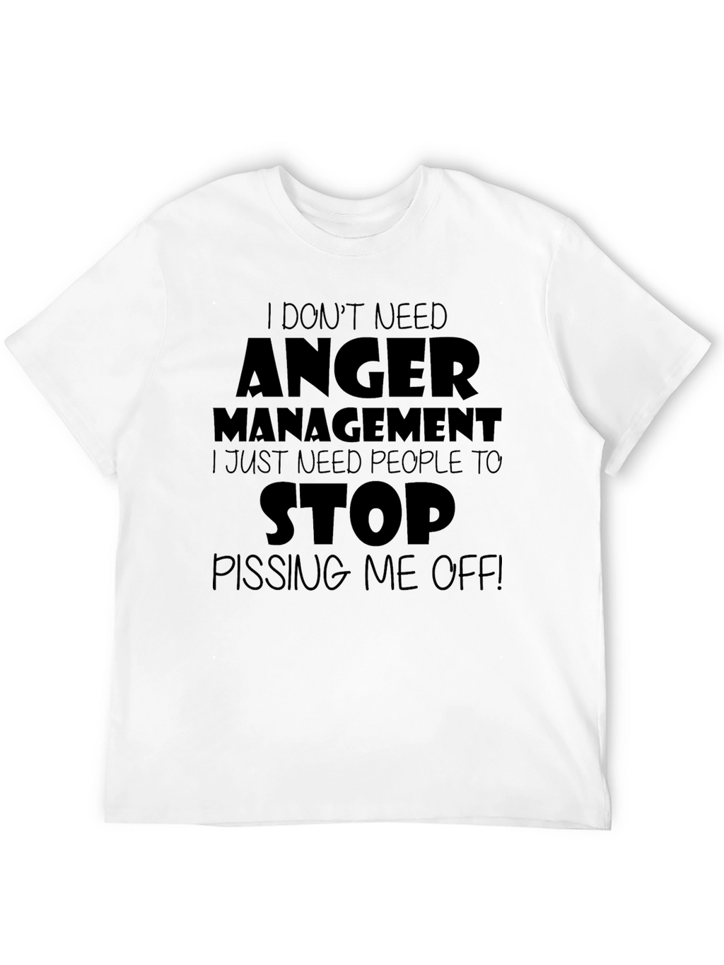 Anger Management Funny Graphic Tee