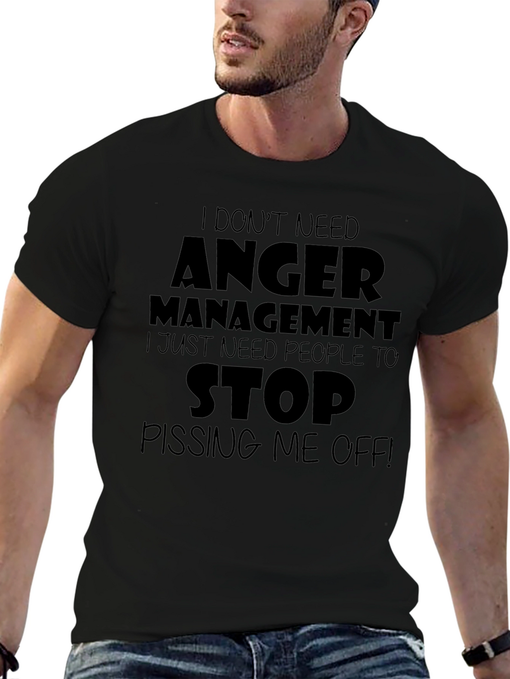 Anger Management Funny Graphic Tee