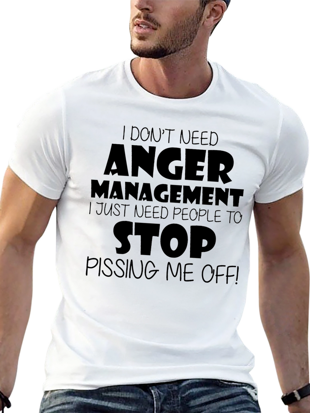 Anger Management Funny Graphic Tee