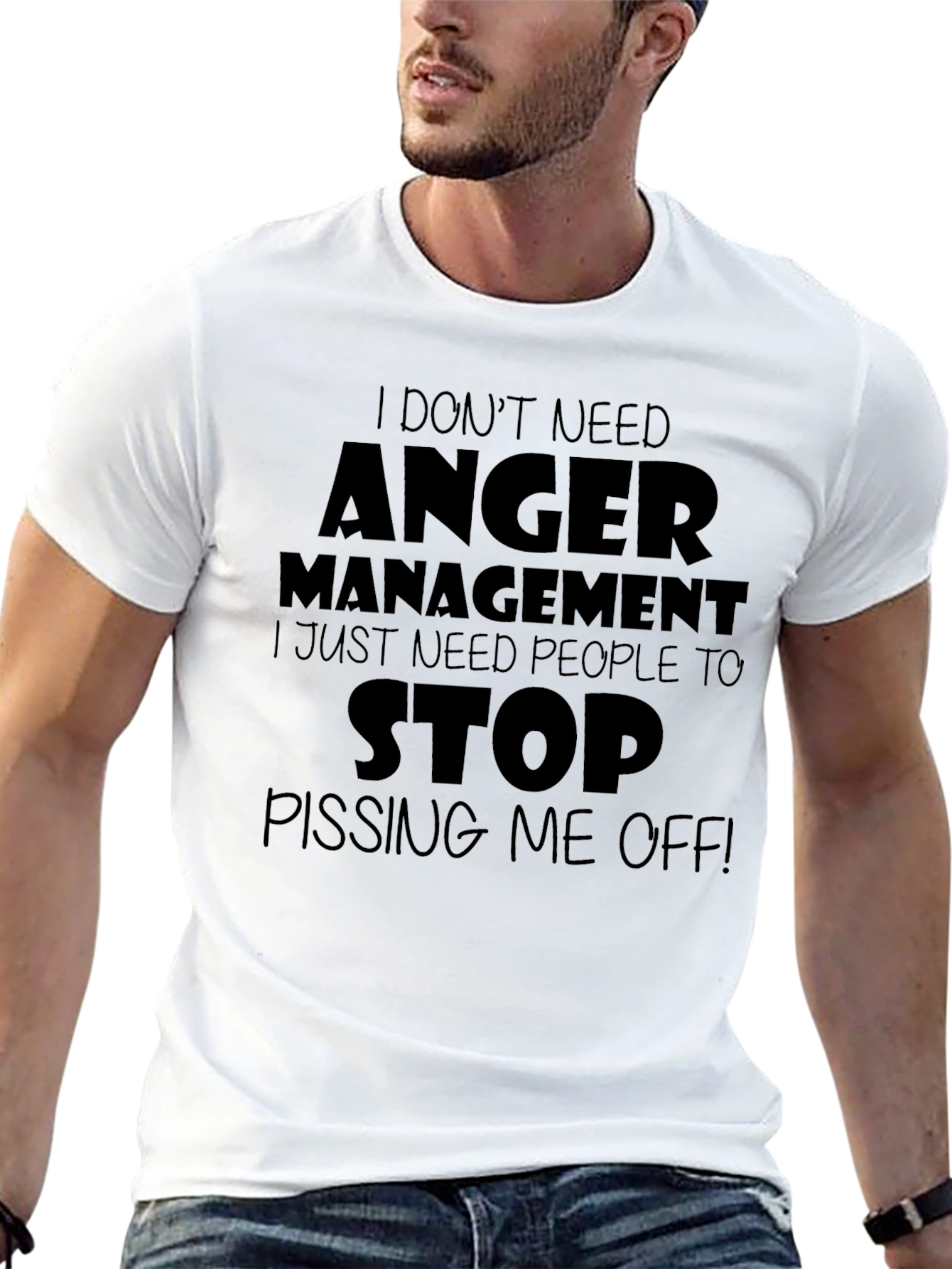 Anger Management Funny Graphic Tee