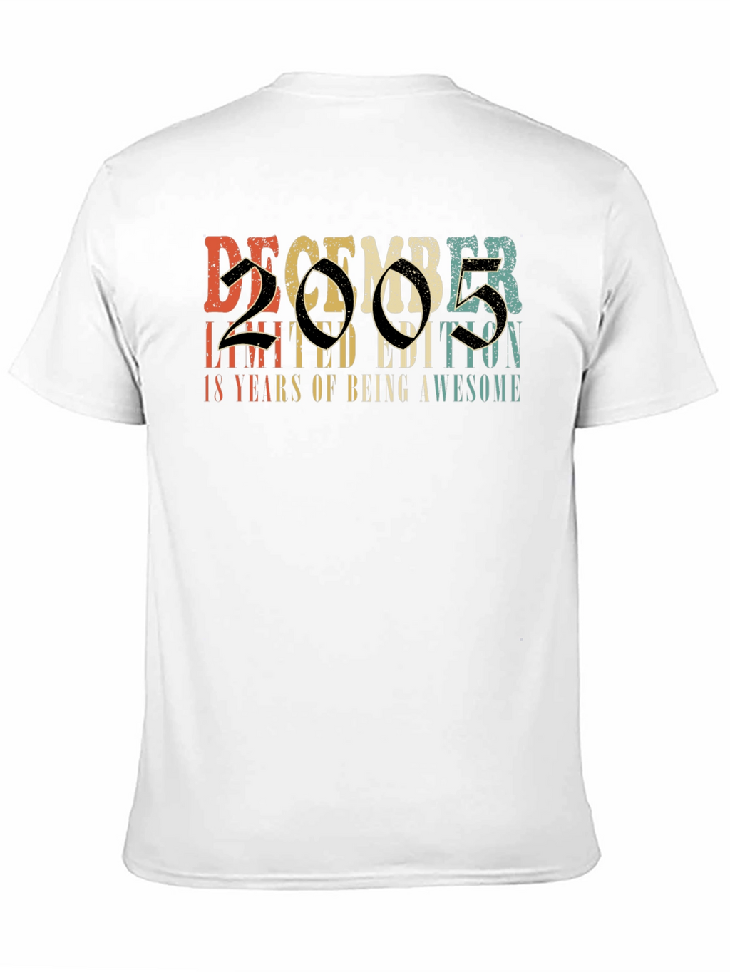 December 2005 Limited Edition 18 Years T-Shirt