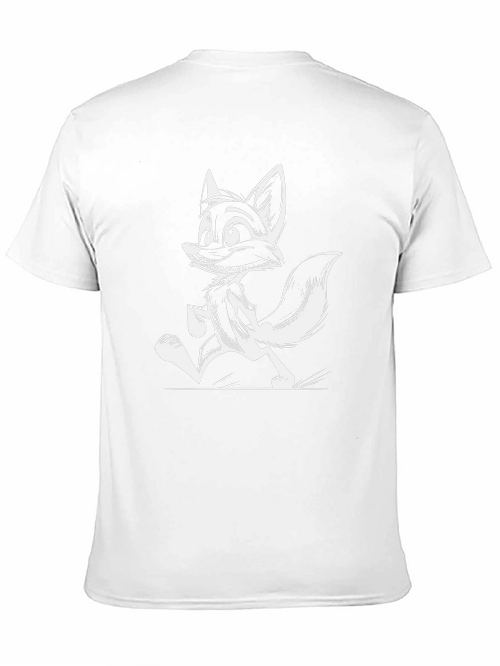 Running Fox Graphic Tee - Black