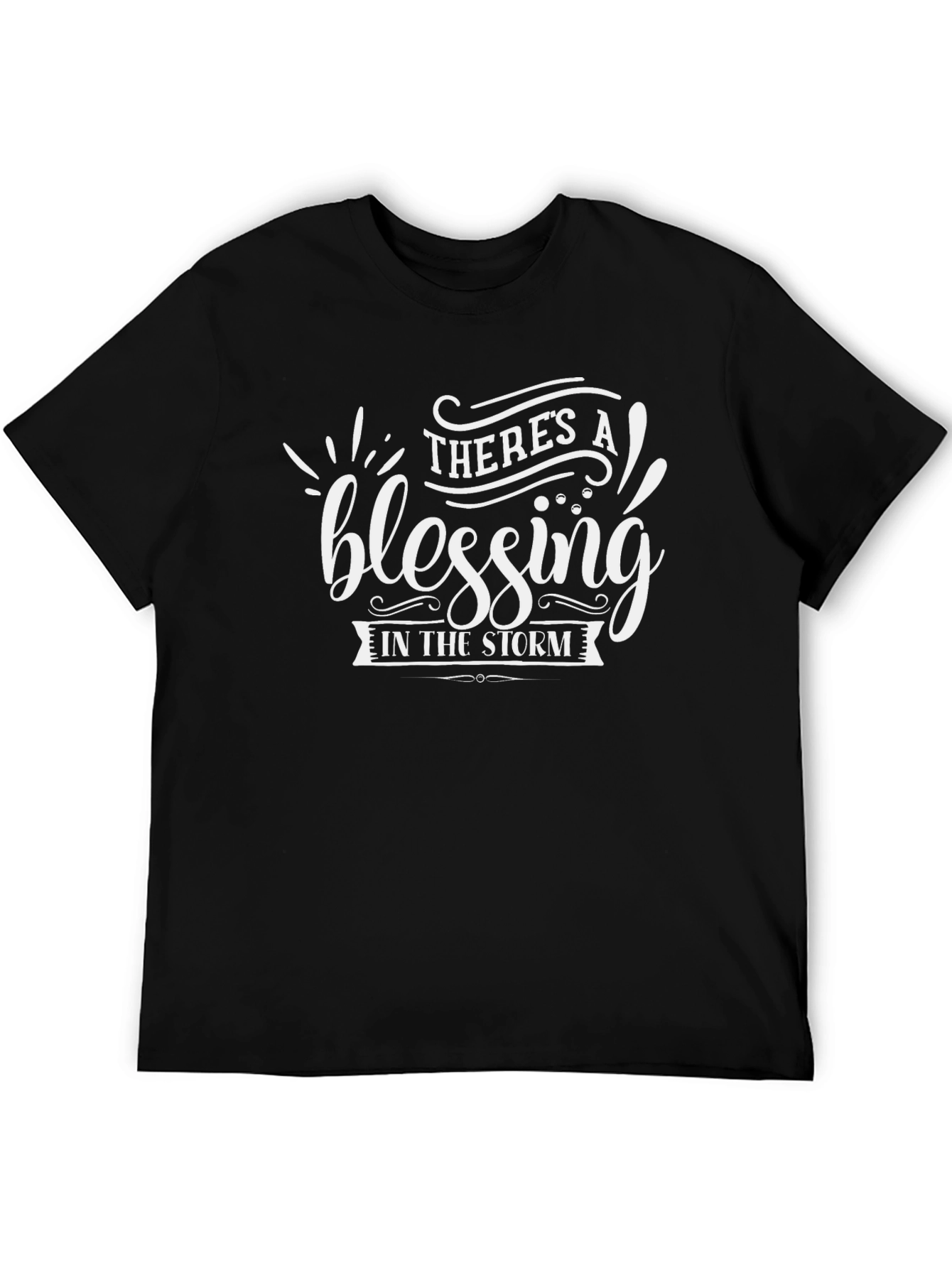 Blessing in the Storm Black Graphic Tee