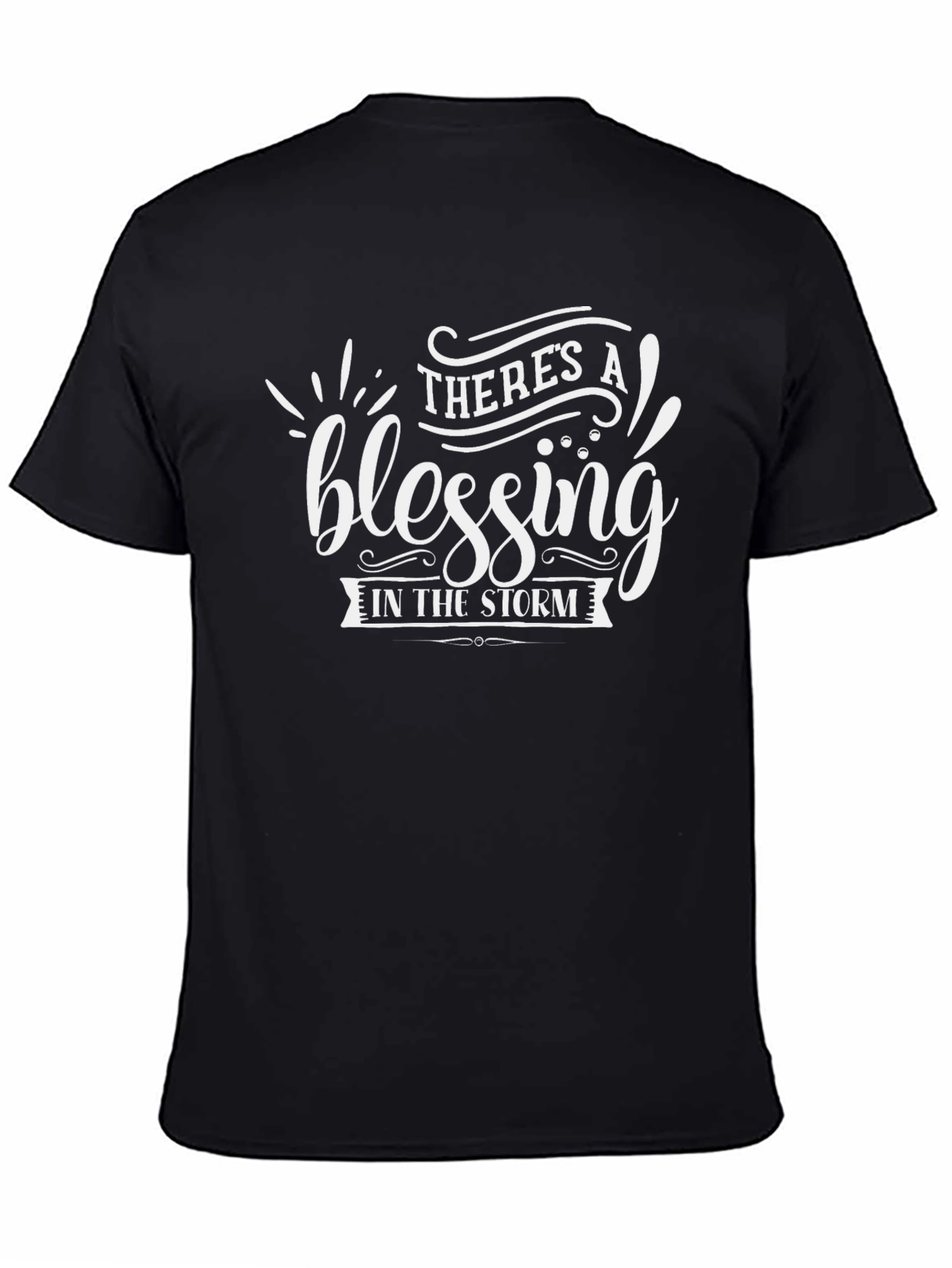 Blessing in the Storm Black Graphic Tee