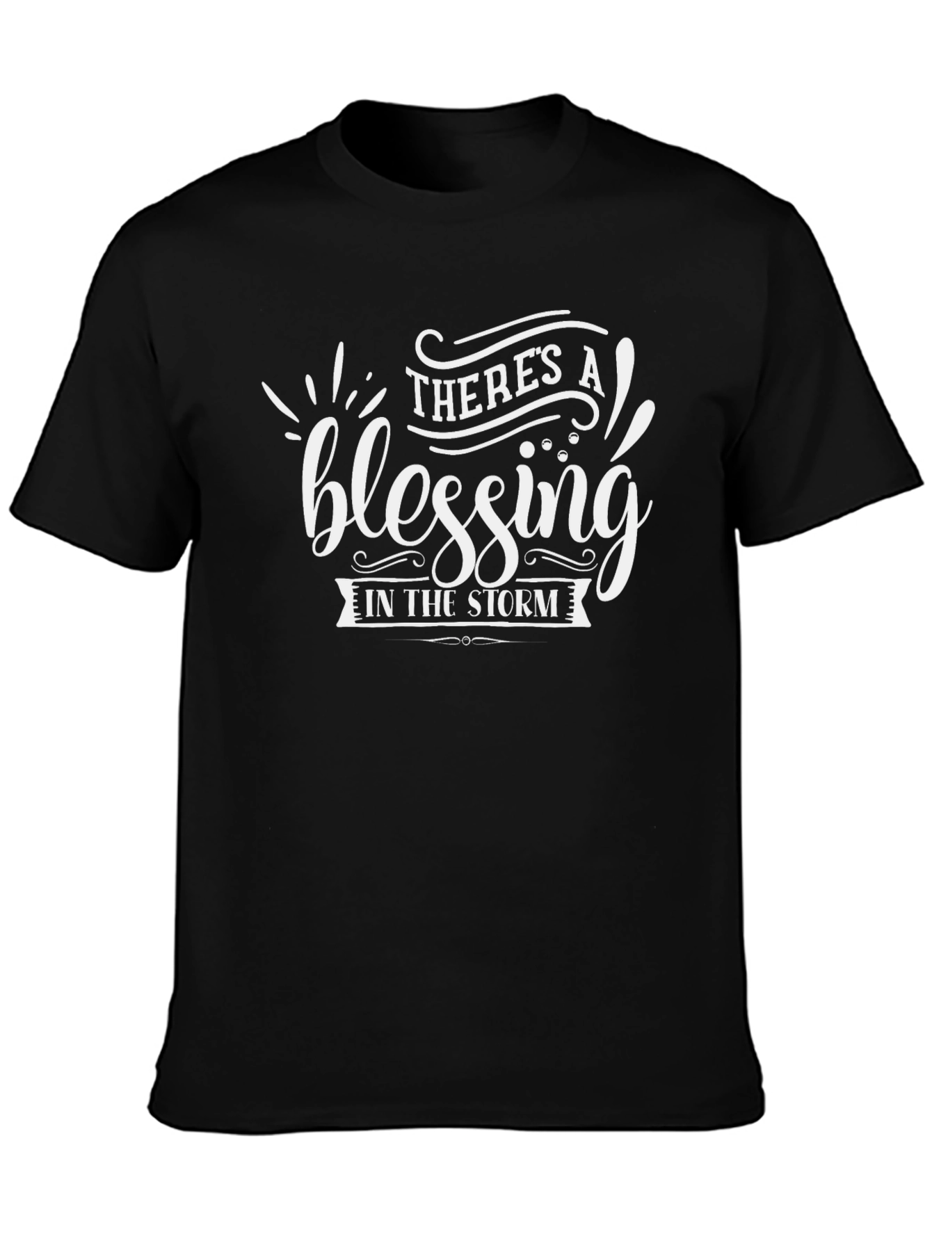 Blessing in the Storm Black Graphic Tee