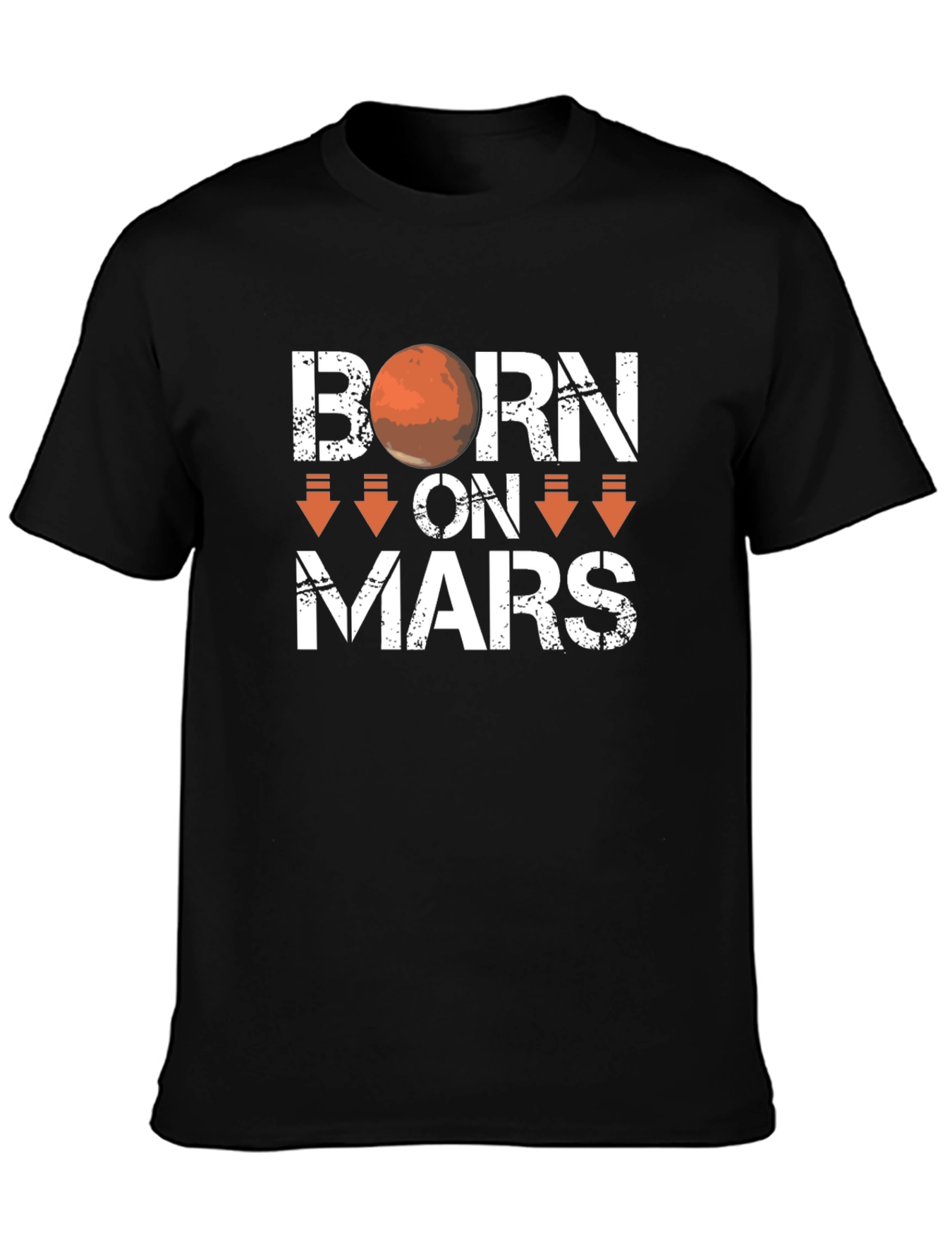 Born on Mars Graphic Tee - Sci-Fi T-Shirt