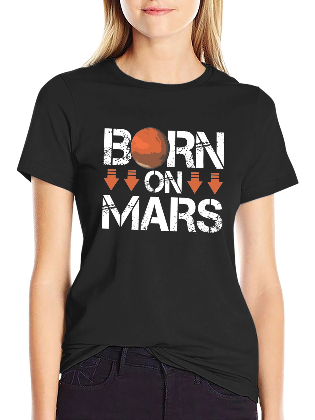 Born on Mars Graphic Tee - Sci-Fi T-Shirt