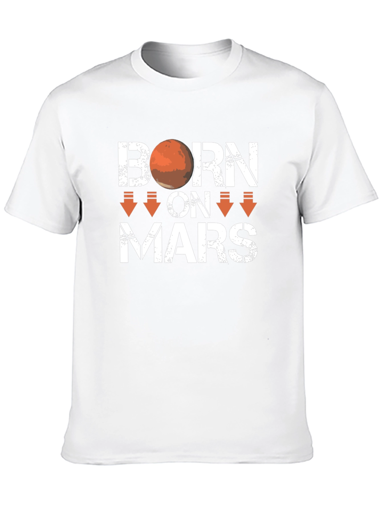Born on Mars Graphic Tee - Sci-Fi T-Shirt