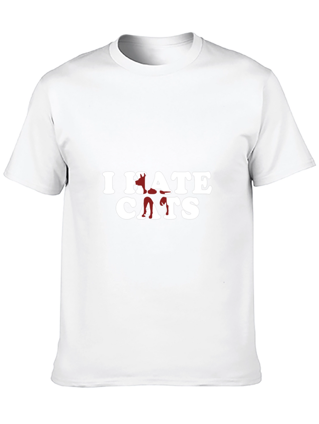 I Hate Cats T-Shirt - Funny Graphic Tee