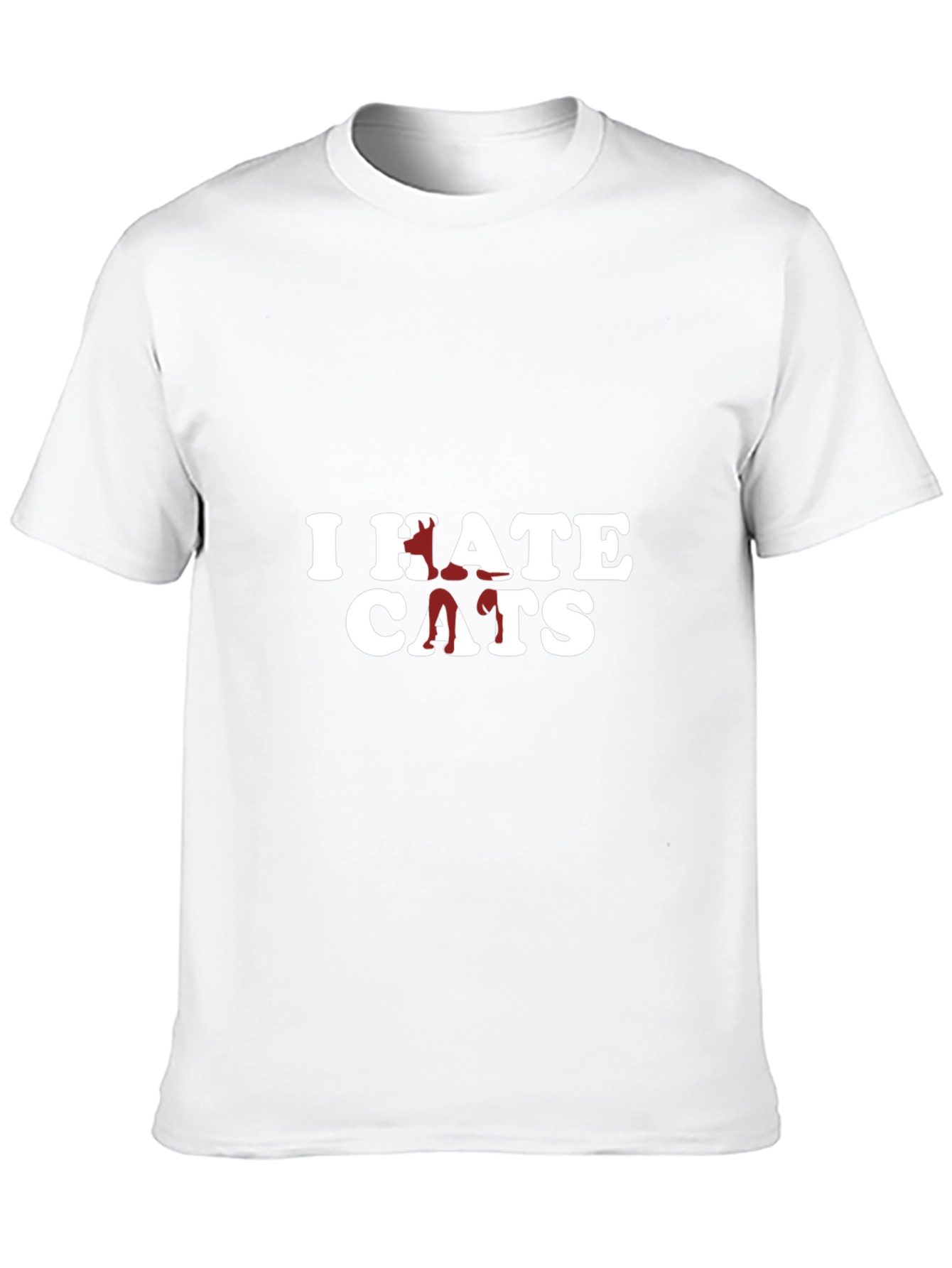 I Hate Cats T-Shirt - Funny Graphic Tee