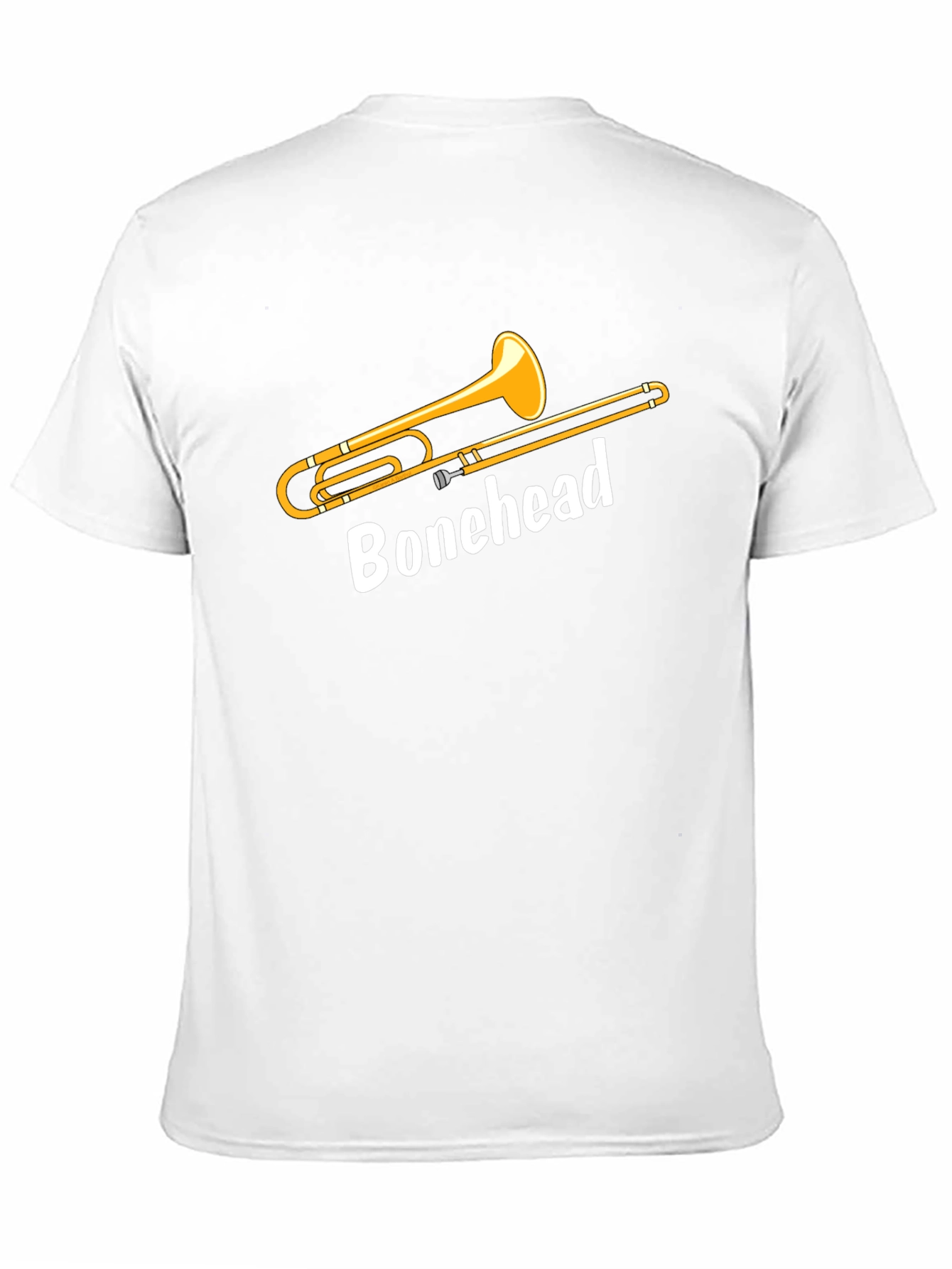 Bonehead Trombone Player T-Shirt - Black