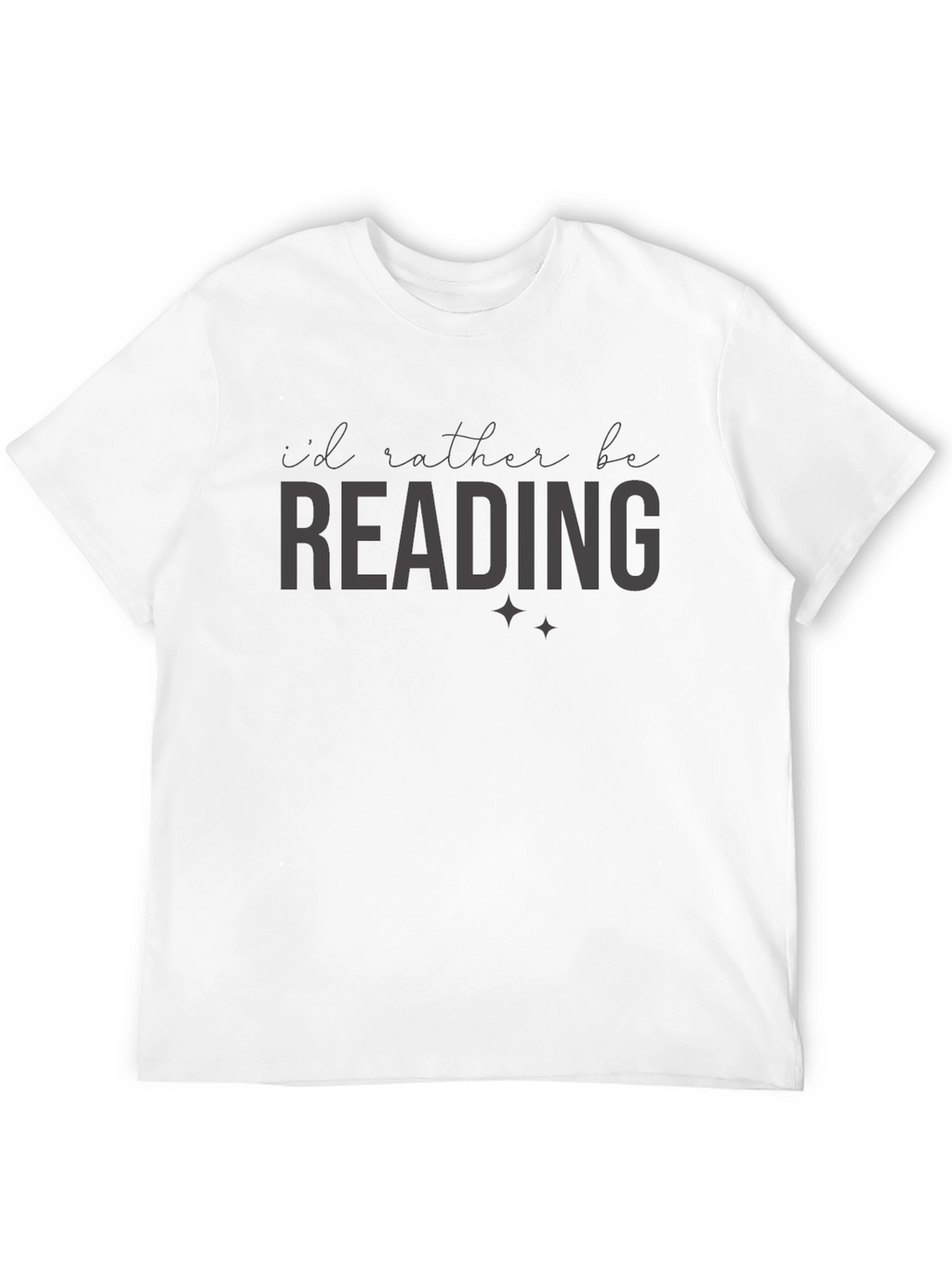 Reading Book Lover T-Shirt - Black Tee