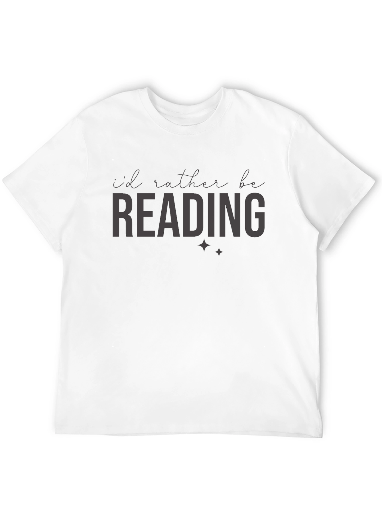 Reading Book Lover T-Shirt - Black Tee